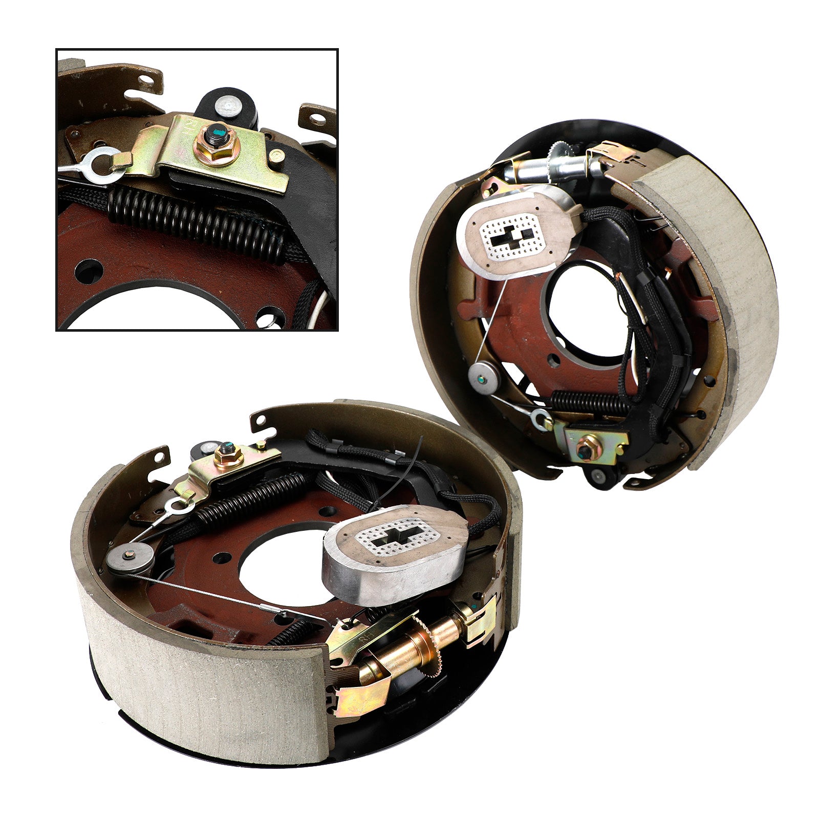 PALASER Electric Trailer Brake Kit W/Shields-Self-Adjusting-12-1/4"-Left/Right Hand-8K - Image 3