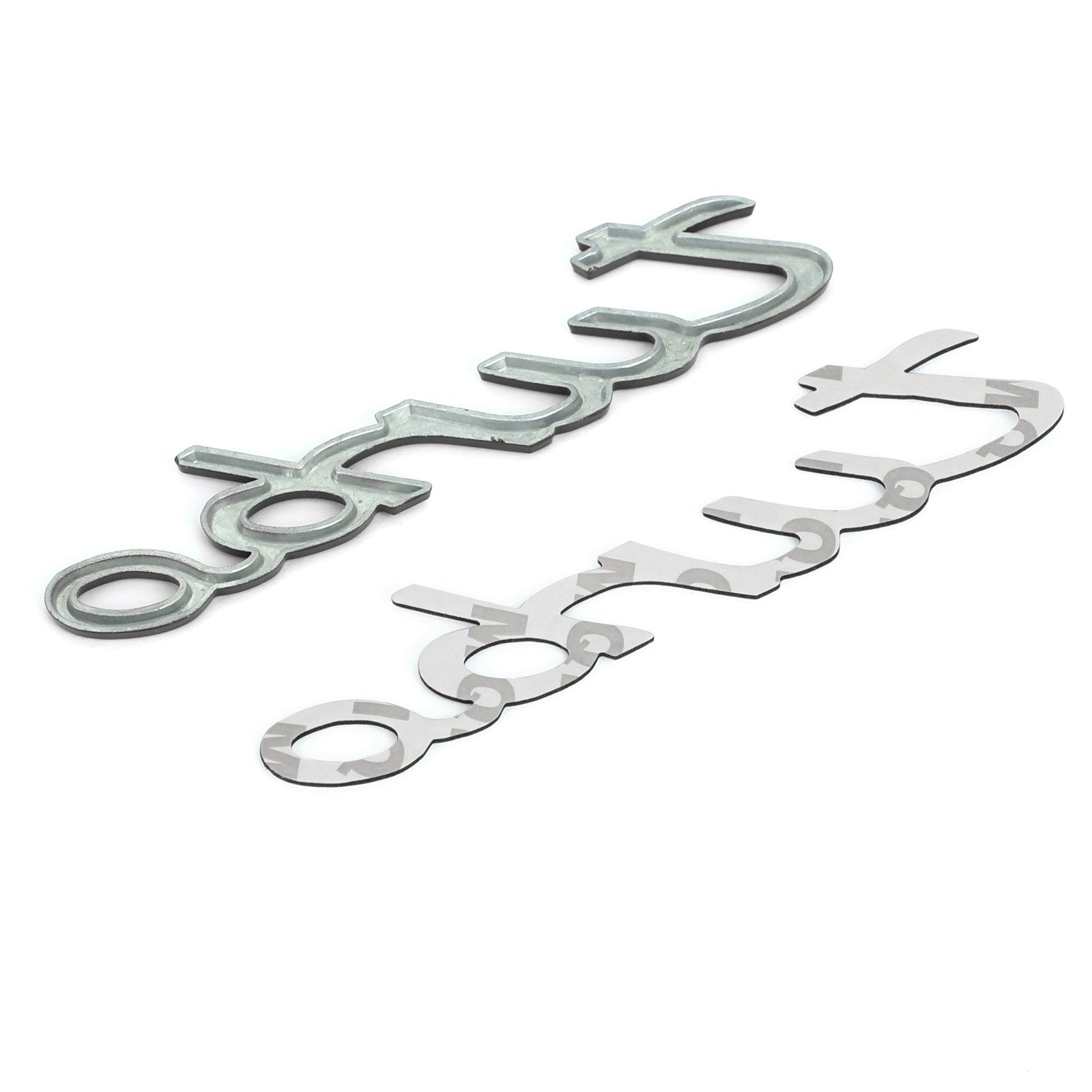 PALASER 3D Car Sticker Plating Metal Turbo Logo Emblem Badge Decal Black - Image 3