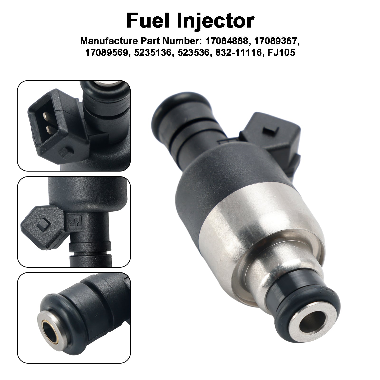 PALASER 1987-1994 Chevrolet Cavalier Fuel Injectors 5235136 17089569 - Image 7