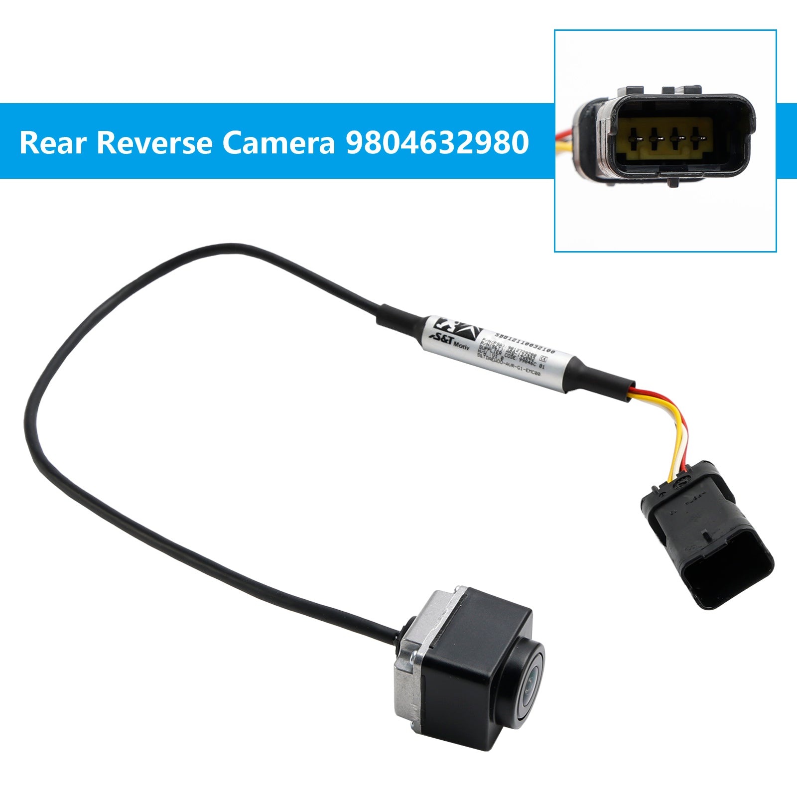 PALASER 2009-2016 Peugeot 5008 Mk1 Rear Reverse Camera 9804632980 - Image 3