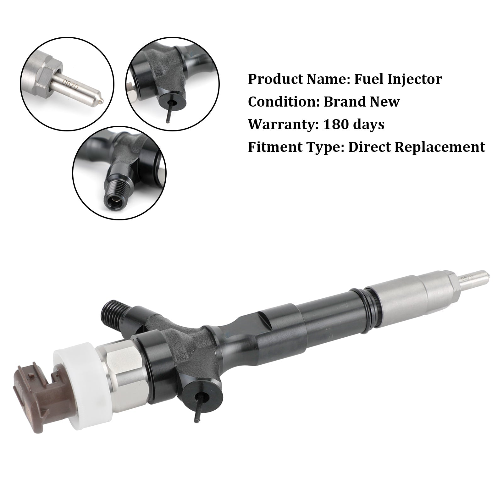 PALASER 2006+ Toyota Hilux 1KD-FTV 2KD-FTV 1PCS Fuel Injector 095000-6760 23670-30140 - Image 10