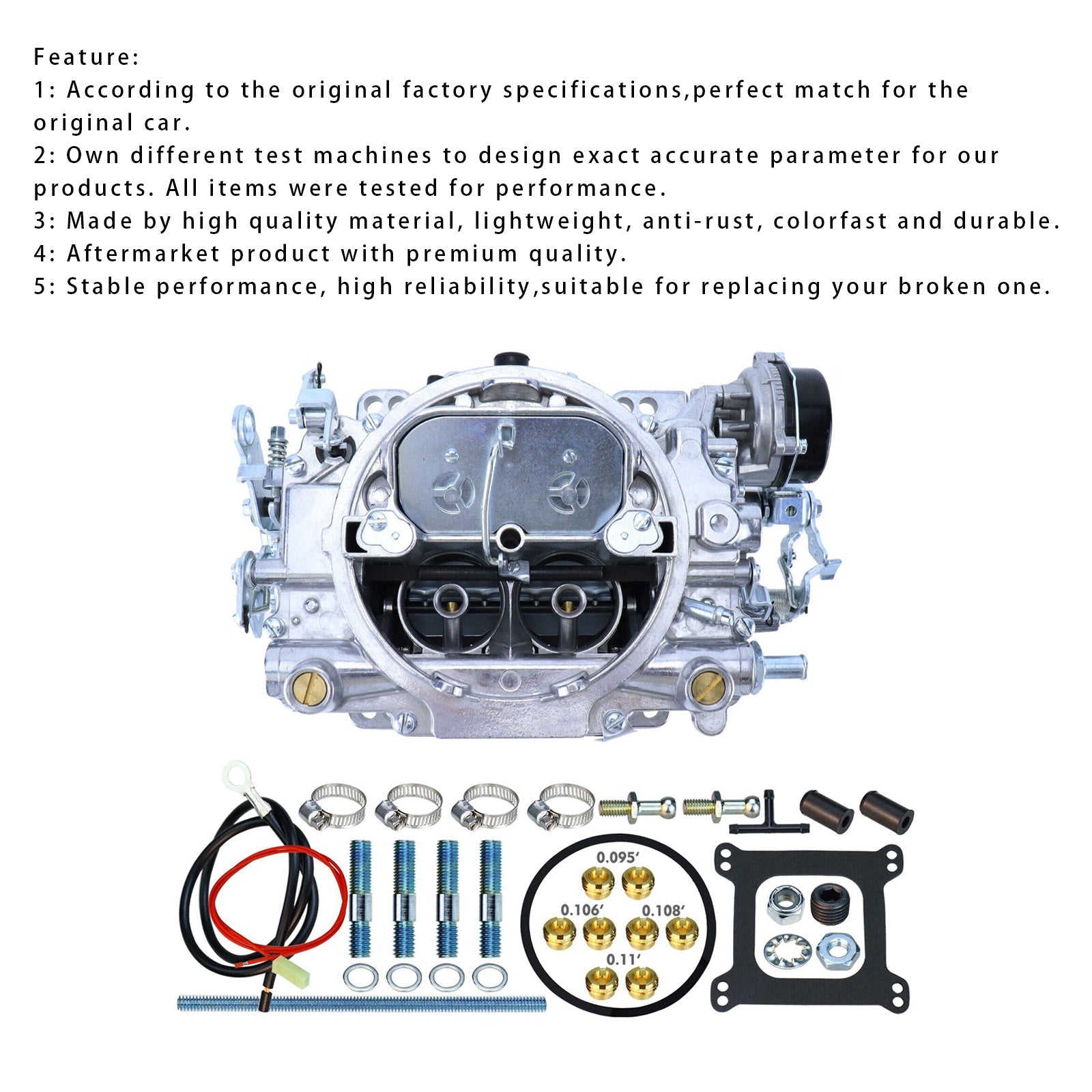 PALASER Carburetor 500 Cfm Electric Choke 1403 For For Edelbrock Carburetor - Image 2