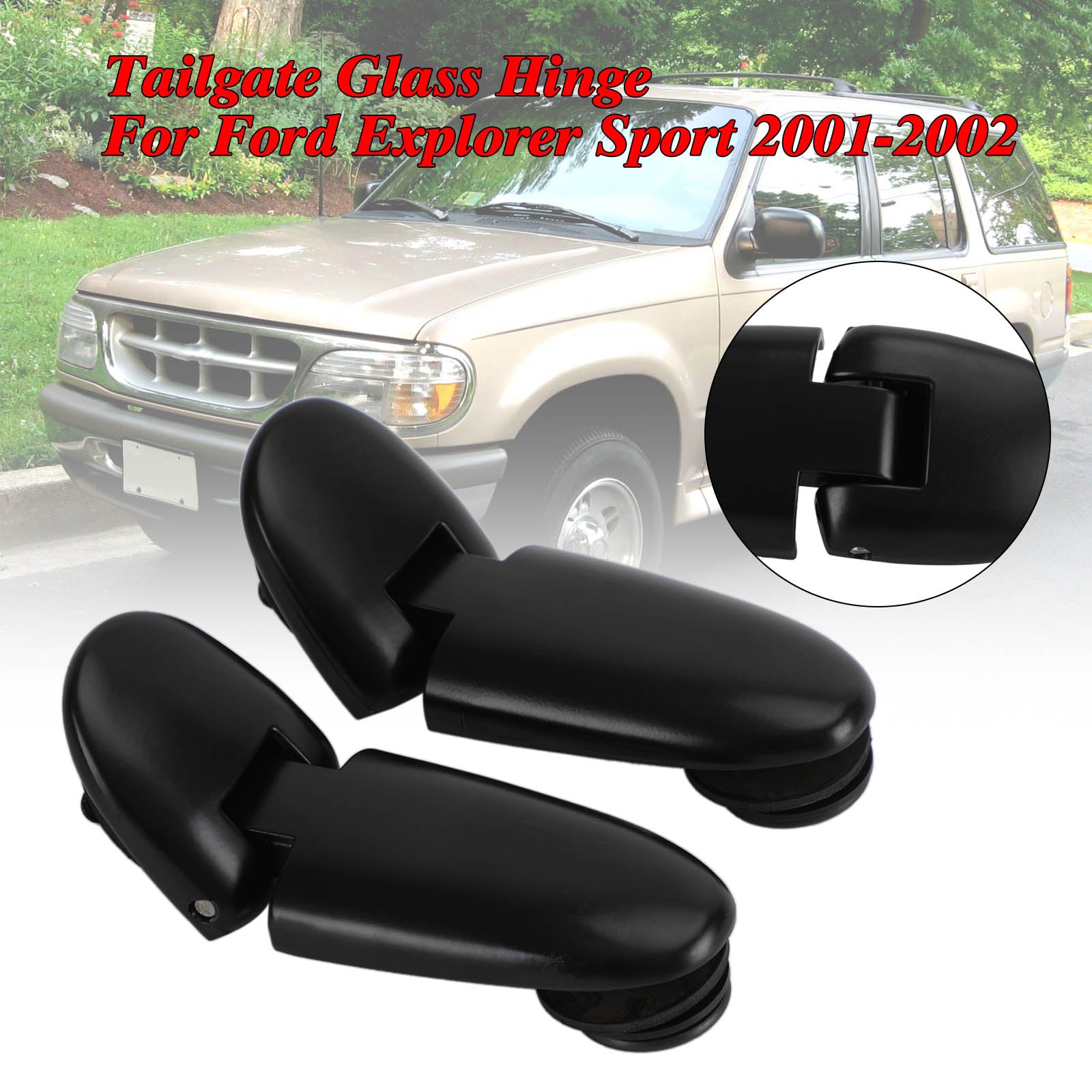 PALASER Ford Explorer Sport 2001-2002 Left & Right Tailgate Glass Hinge 926-132 1L2Z98420A68AA F87Z78420A68AA XL2Z78420A68AA - Image 2