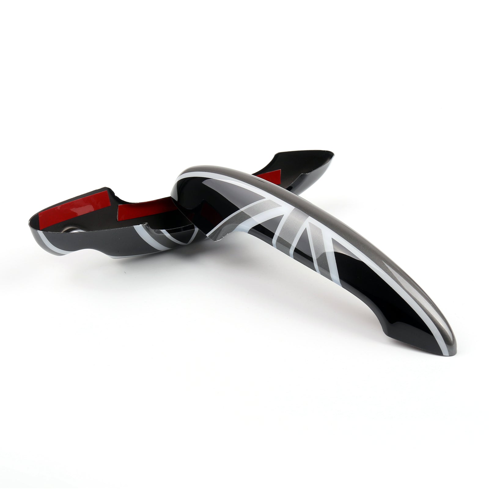 PALASER Mini Cooper R50 R52 R53 R55 R56 Black Union Jack Uk Design Door Handle Cover - Image 3