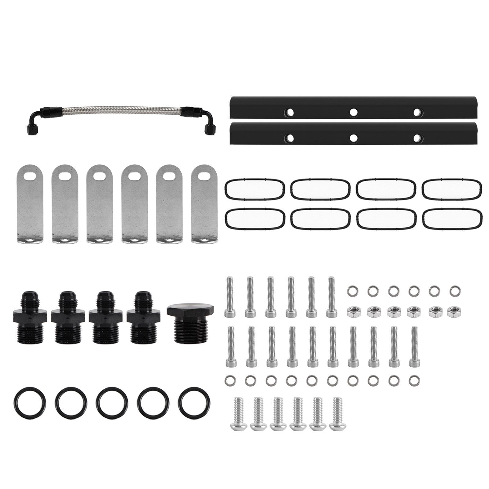 PALASER Chevrolet Small Block V8 Gen. Iii/iv Ls-based 102Mm Intake Manifold W/ Fuel Rails Cathedral Port - Image 11