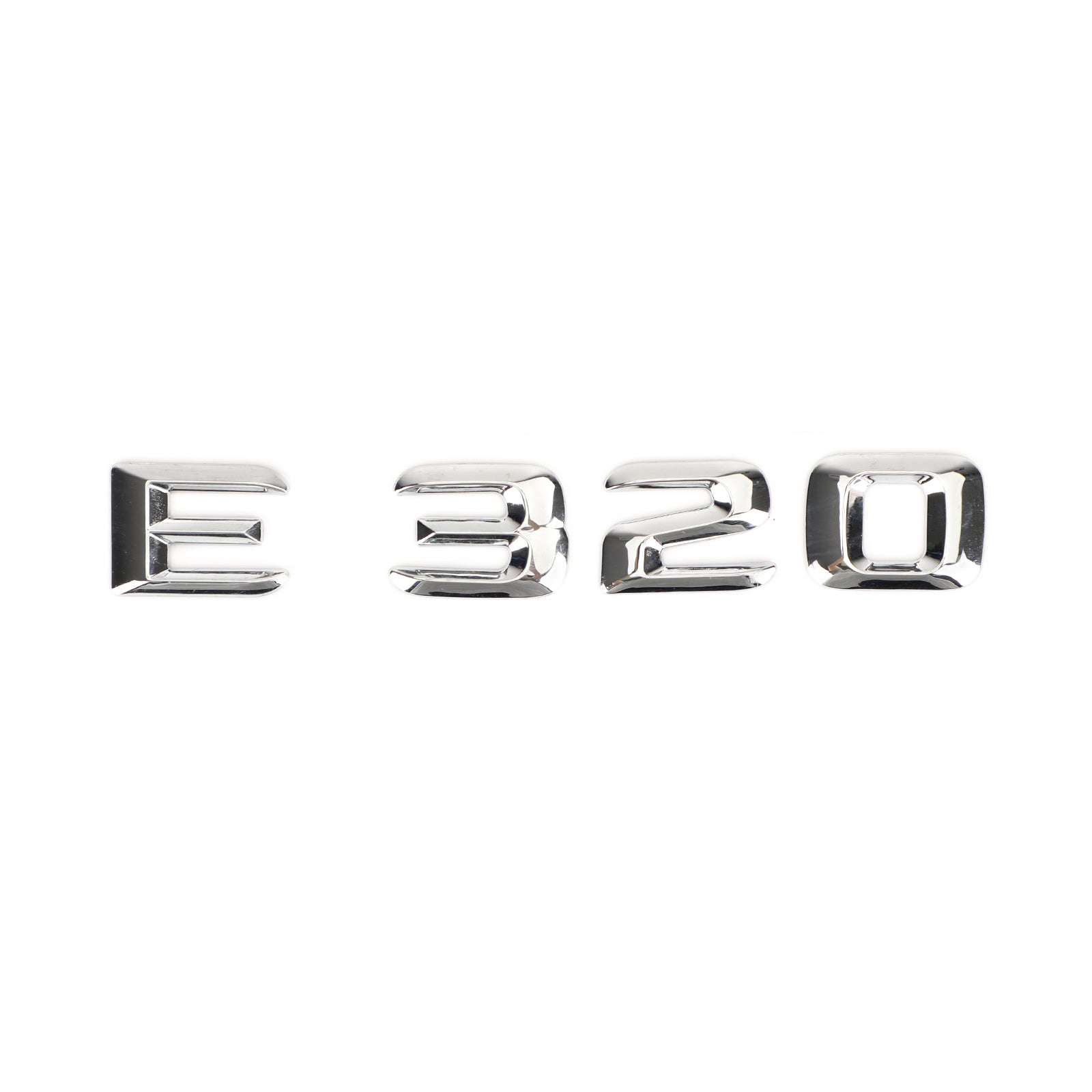 PALASER Rear Trunk Emblem Badge Nameplate Decal Letters Numbers Fit Mercedes E320 Chrome - Image 5