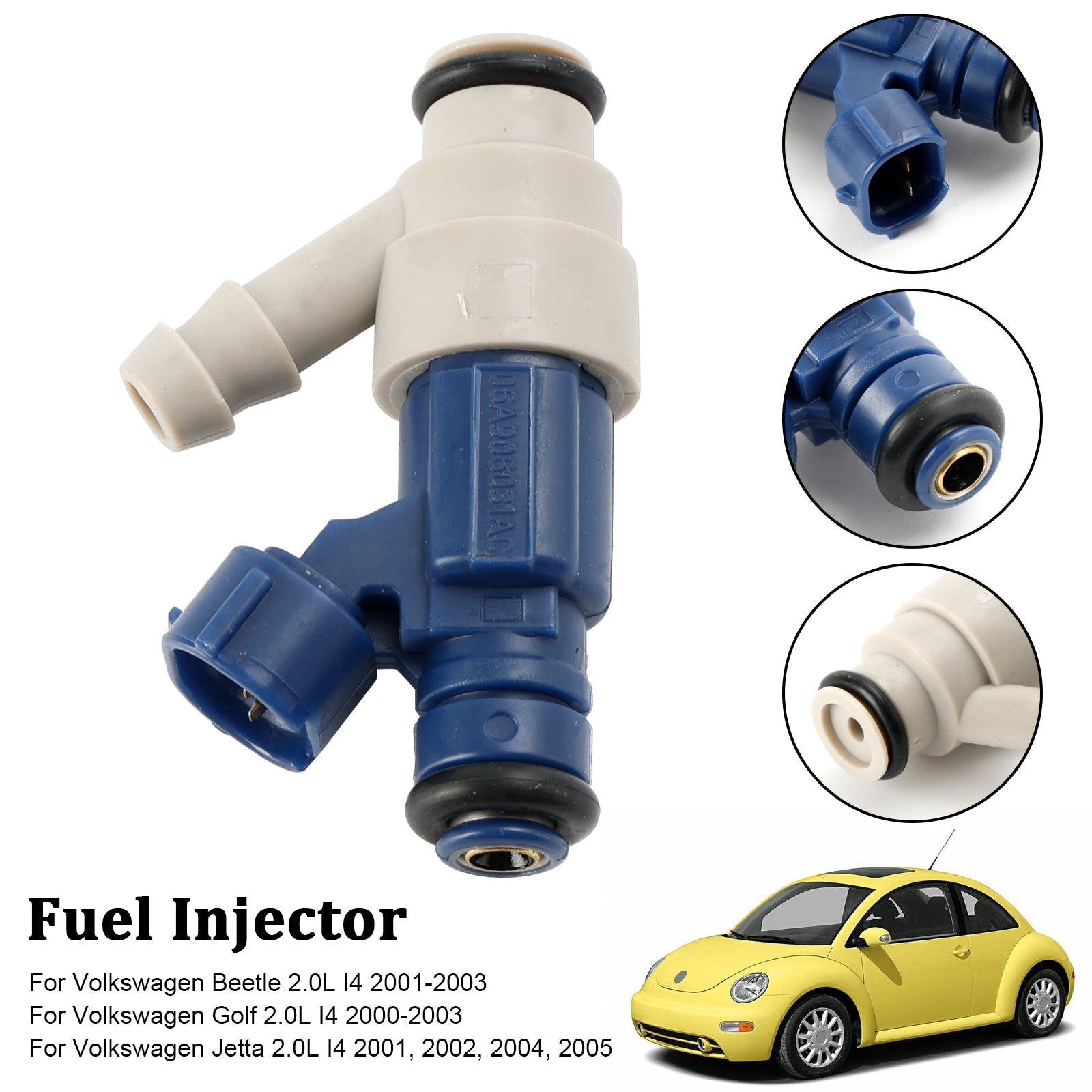 PALASER 2001-2003 Volkswagen Beetle 2.0L I4 Fuel Injector 0280155995 0280156240 06A906031AC - Image 10