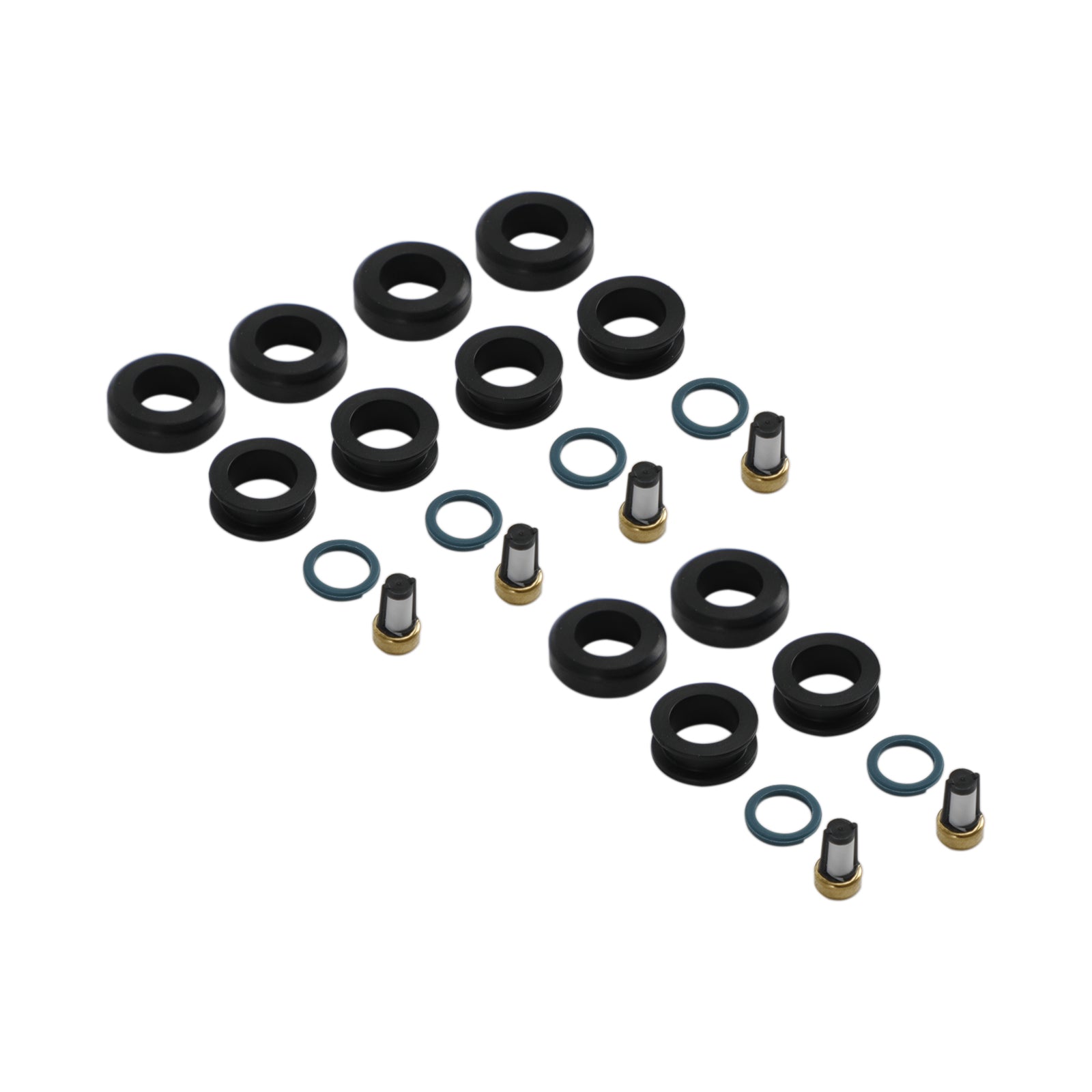 PALASER Dodge Stealth 1991-1996 6PCS Fuel Injectors Seal O-ring Kit 18-10066 INP-014 MD164888 - Image 11