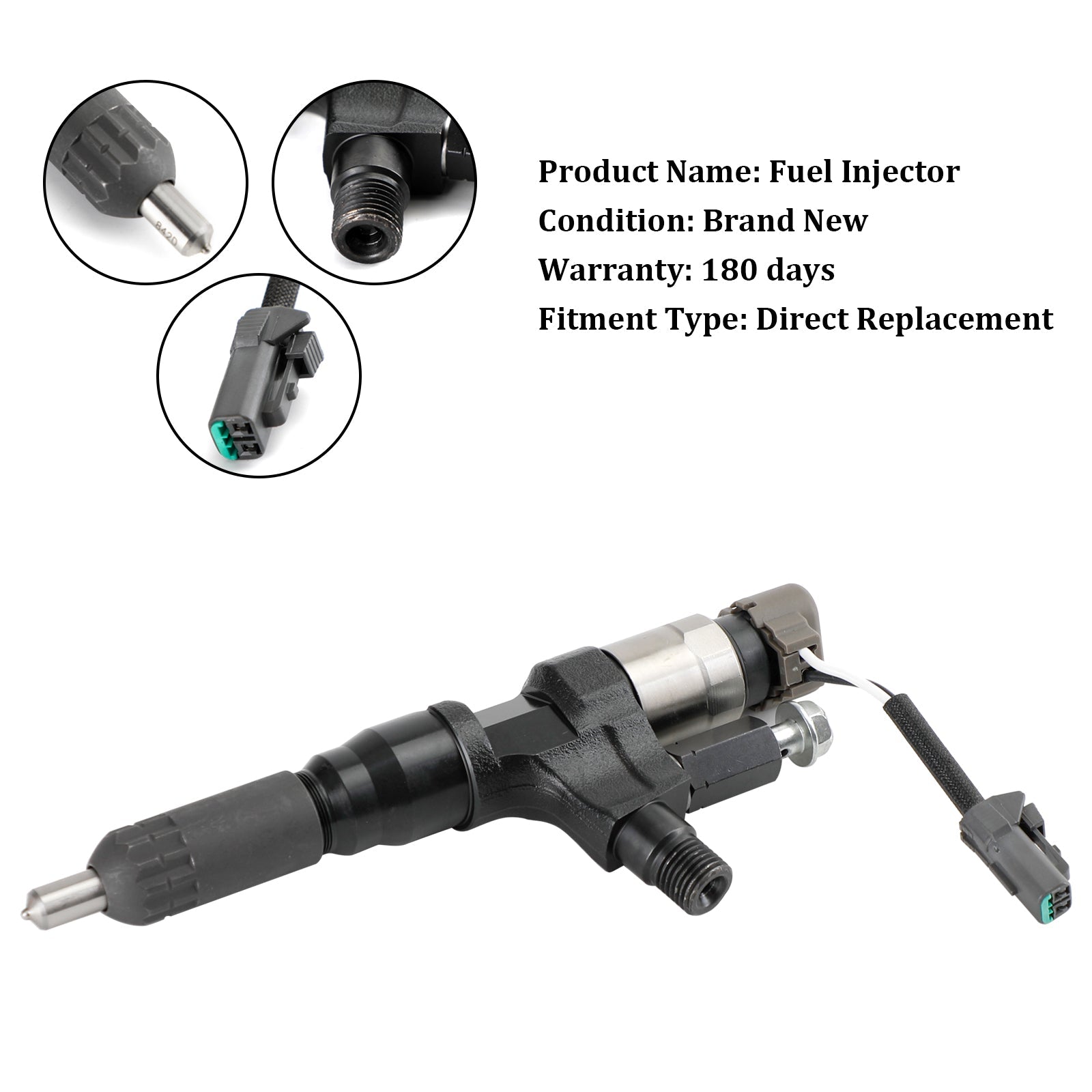 PALASER Hino 3.8L 4.7L 5.0L 6.5L 7.7L 1PCS Fuel Injector 095000-6593 CB84034501S 095000-6590 - Image 11