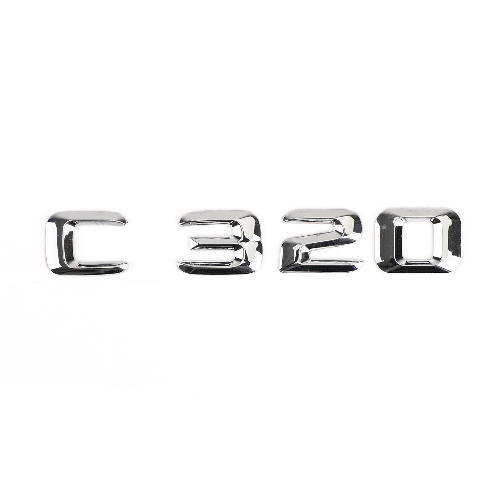 PALASER Rear Trunk Emblem Badge Nameplate Decal Letters Numbers Fit Mercedes C320 Chrome - Image 10