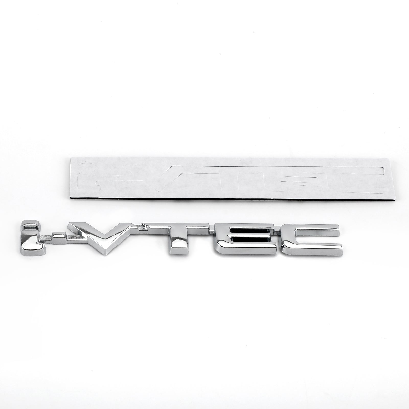 PALASER 3D Metal I-vtec Car Trunk Rear Turbo Fender Emblem Badge Decals Stickers Silver