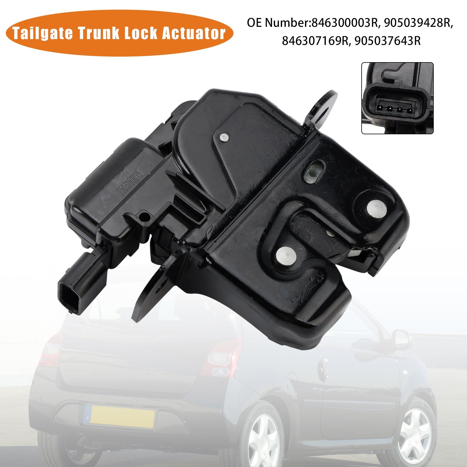 PALASER Tailgate Trunk Lock Actuator 905039428R For Renault Twingo Ii Megane Iii