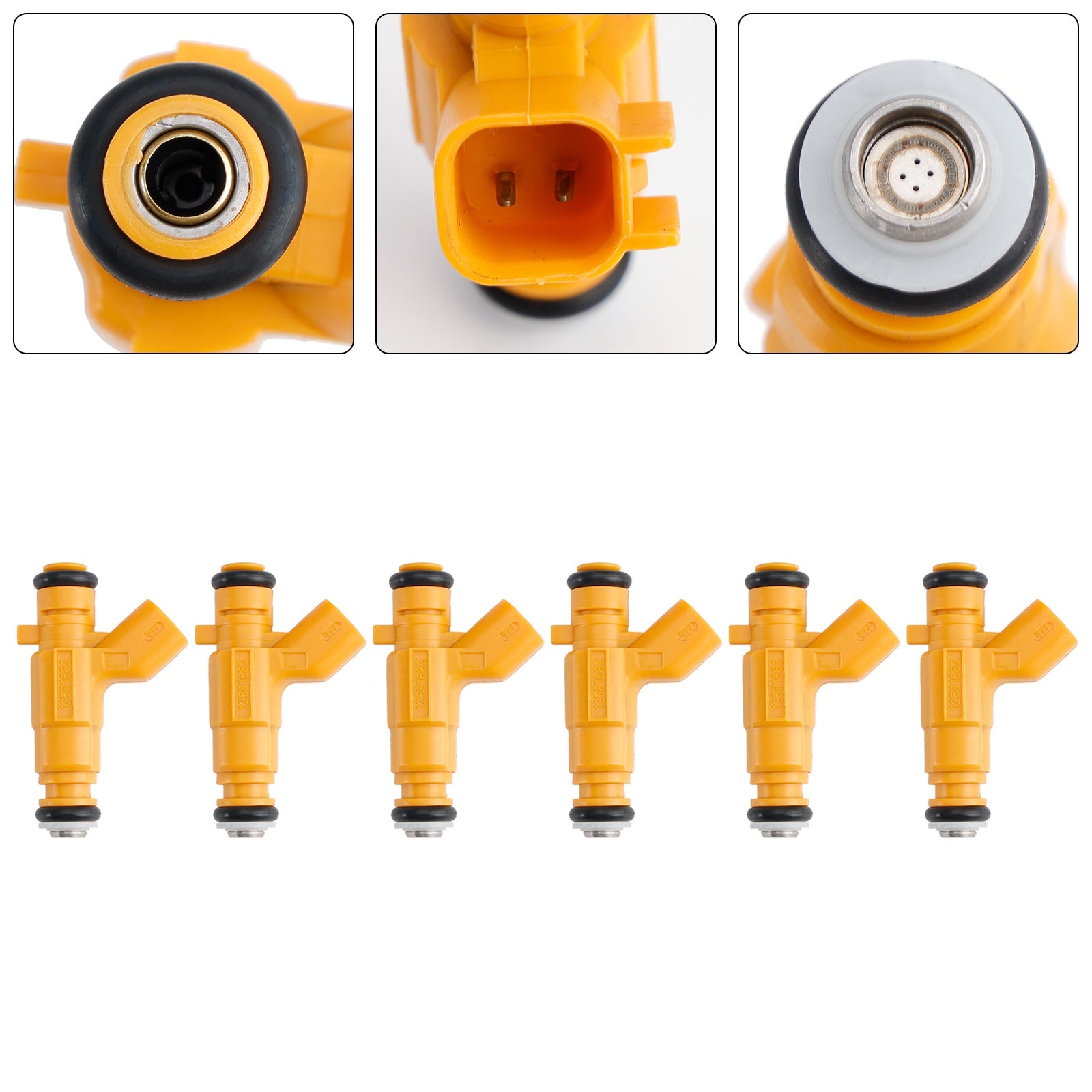 PALASER 2006-2009 Cadillac Bls 6Pcs Fuel Injector 0280156129 12581682 - Image 8
