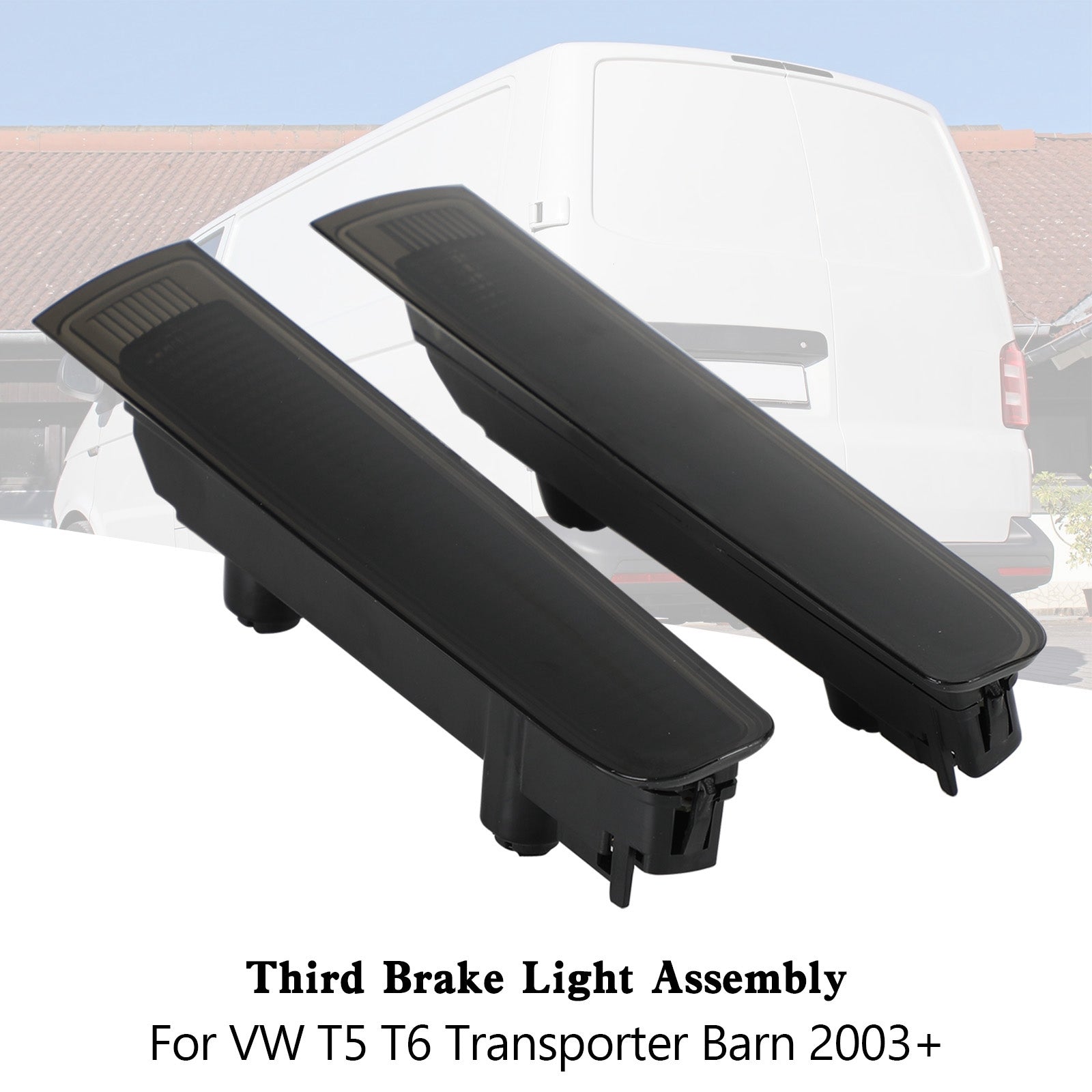 PALASER 2003-2015 Vw T5 Transporter/caravelle/multivan Mkv 2PCS Door LED High Level Third Brake Light 7H0945097B - Image 5