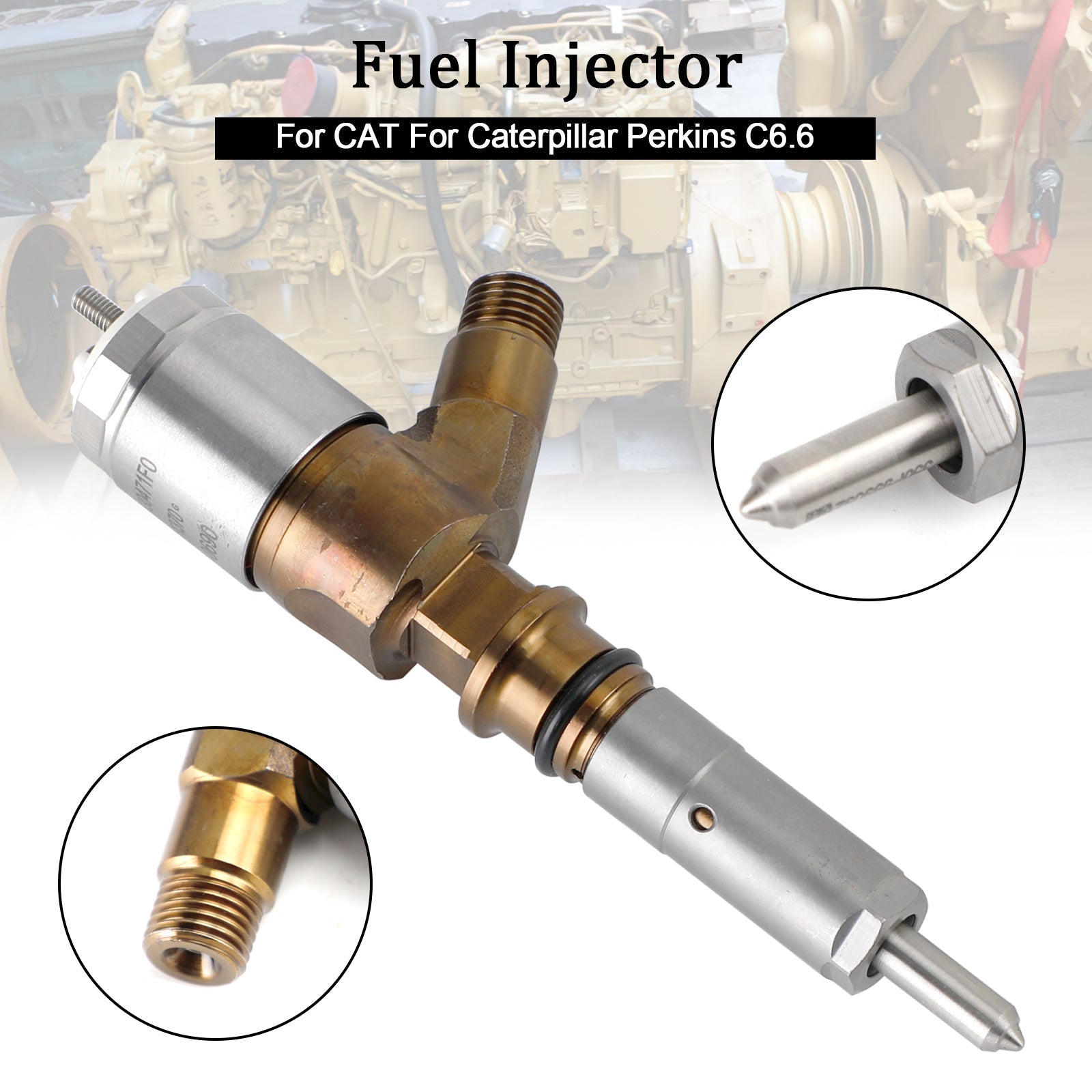 PALASER Cat For Caterpillar Perkins C6.6 1PS Fuel Injector 2645A749 320-0690 306-9390 - Image 9