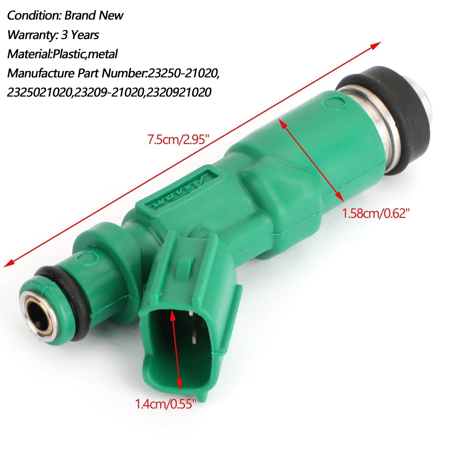 PALASER 2004-2006 Scion Xa Xb 4PCS Fuel Injectors 23250-21020 - Image 2