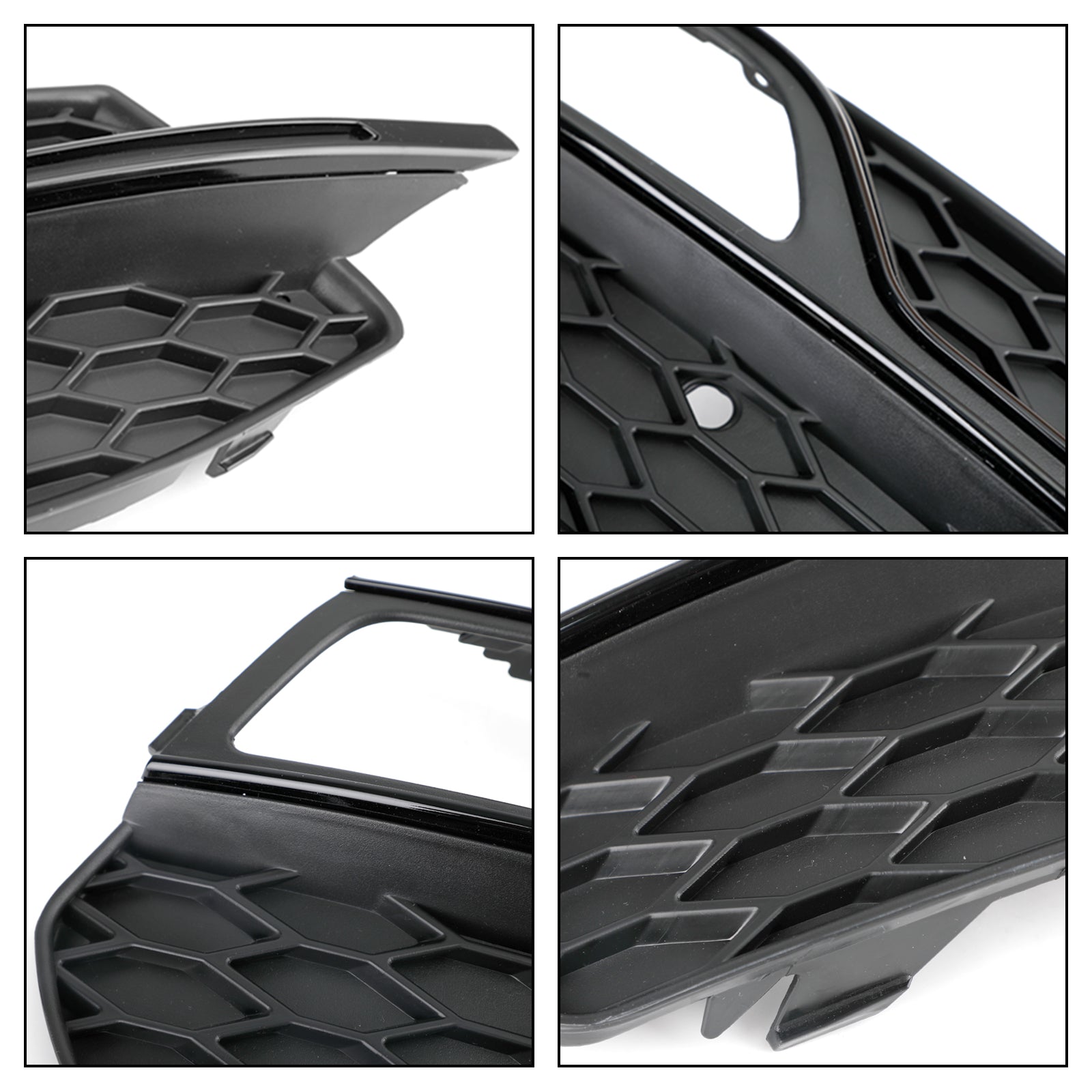 PALASER 2013-2017 Audi S3 Lower Bumper Fog Light Cover Grill 8V3807681G 8V3807682G - Image 4