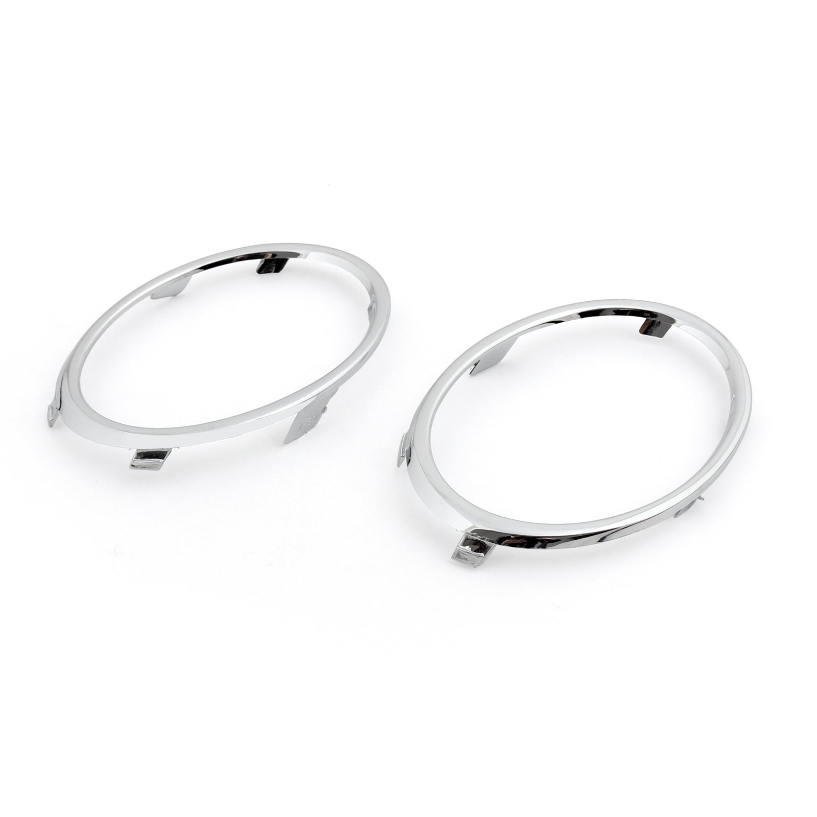 PALASER 2009-2012 Audi B8 A4 Pair Chrome Front Fog Lamp Light Cover Trim Decorate Frame