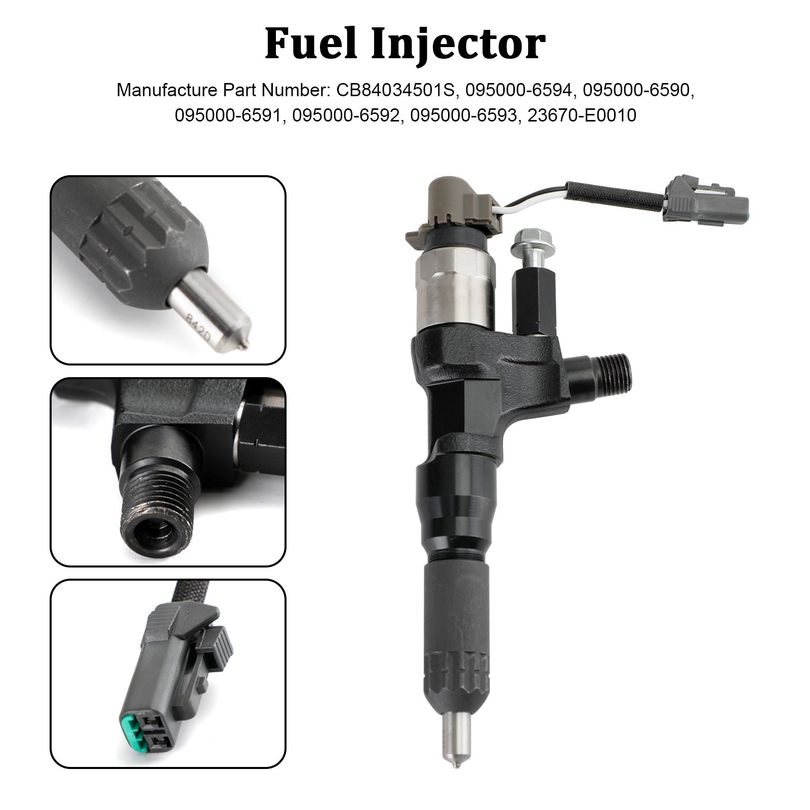 PALASER Hino 3.8L 4.7L 5.0L 6.5L 7.7L 1PCS Fuel Injector 095000-6593 CB84034501S 095000-6590 - Image 10