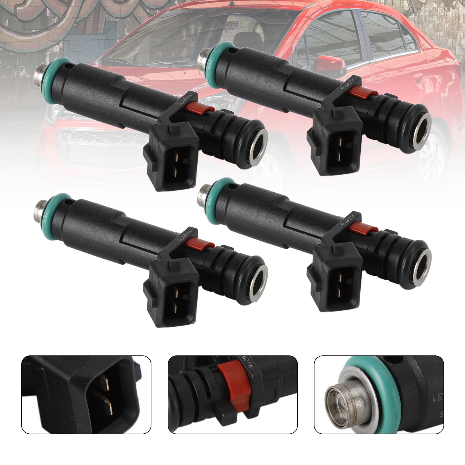 PALASER 4PCS Fuel Injectors 25186566 27828W Fit 2011-2015 Chevrolet Spark 1.2L L4 /2016-2021 Beat 2016-2021 INJ675 FJ1332 25194429 C111032 - Image 7