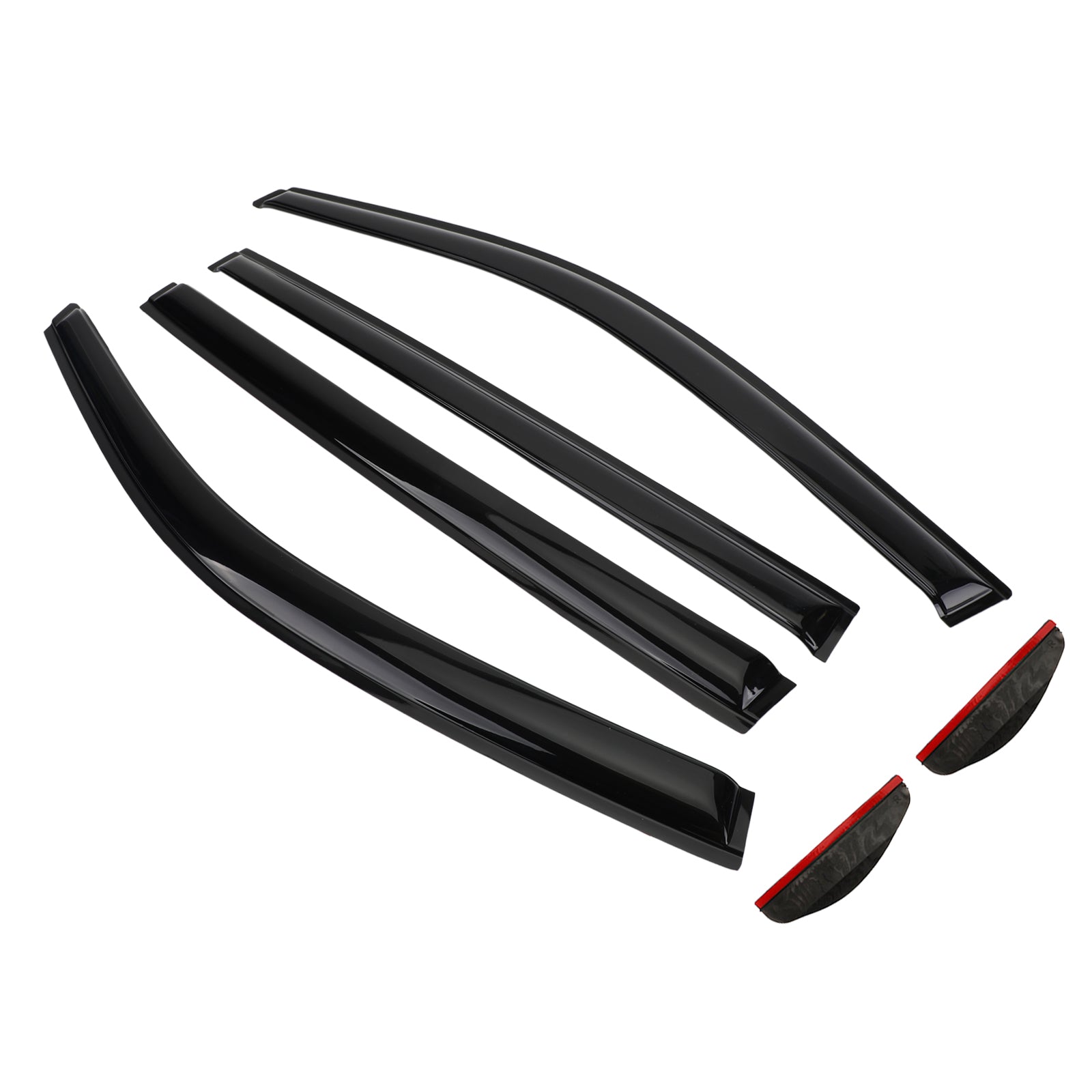 PALASER Car Window Sun Rain Guard Visors Kit 6PCS For Toyota Highlander 2014-2019 - Image 11