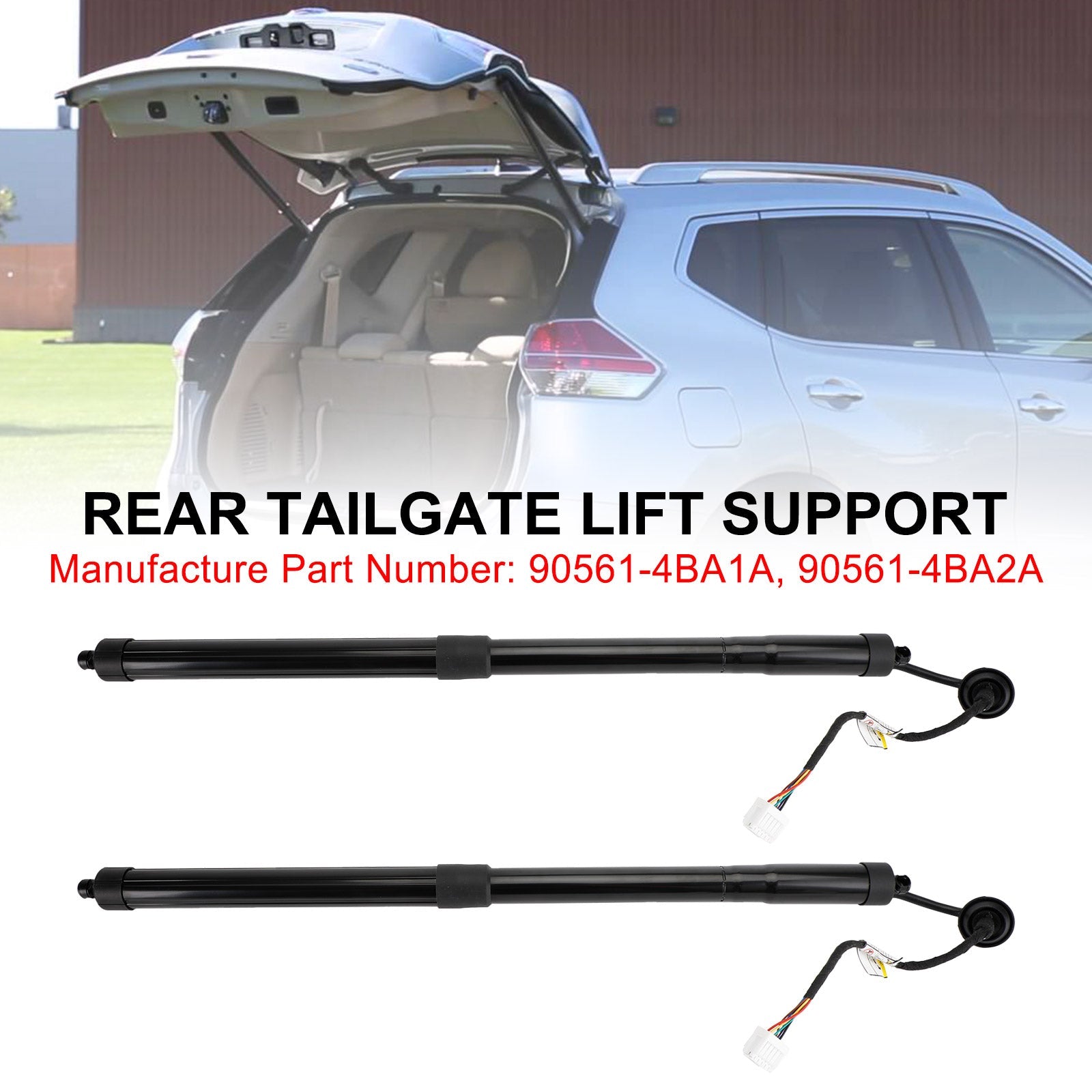 PALASER 17-19 Nissan Rogue Sl/sv Hybrid Sport Utility 4-Door 2.0L 2PCS Electric Tailgate Struts 905614BA4A 905614BA3A - Image 8