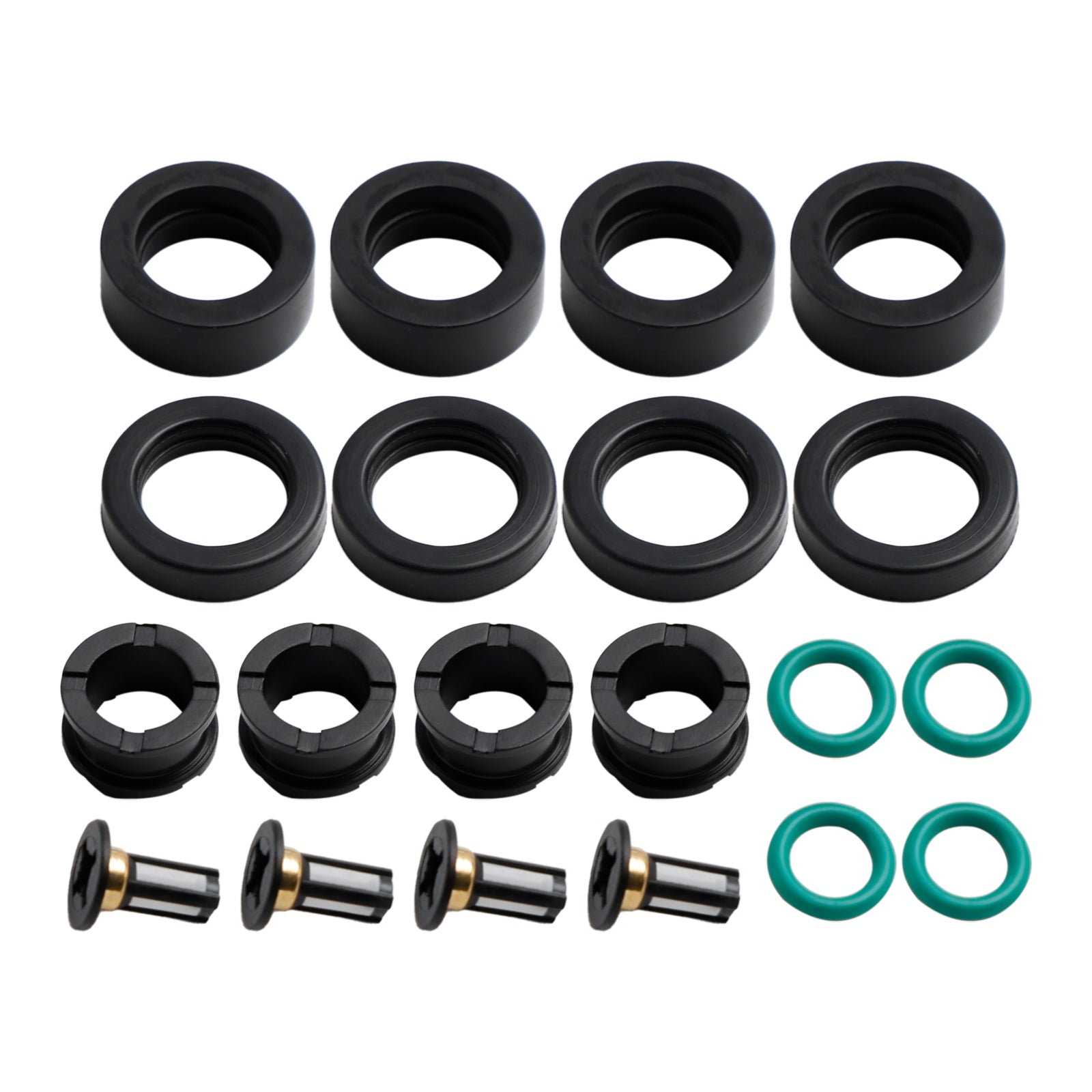 PALASER 1988-1991 Honda Crx Fuel Injector Repair Kit O-rings Seals - Image 9