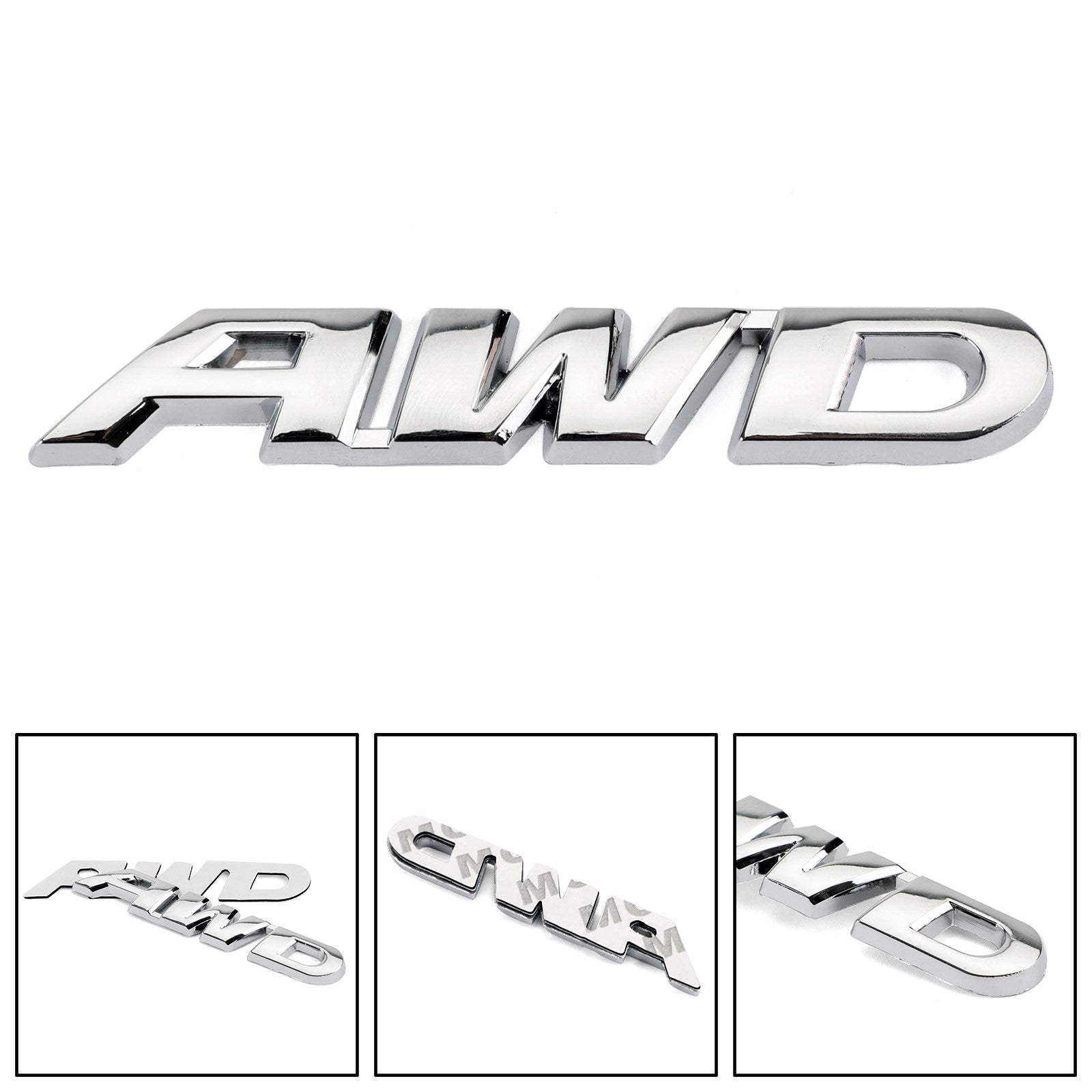 PALASER Awd Word Letter Metal Car Truck Sticker Emblem Badge Decal Auto Car - Image 3