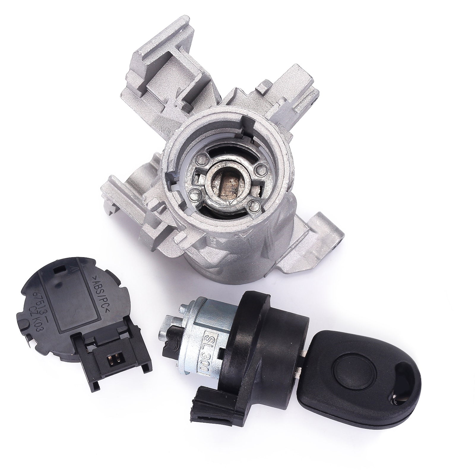 PALASER 2005-2009 Seat Toledo Ignition Switch With Lock Cylinder Key 1K0905851B 1K0953527D - Image 7