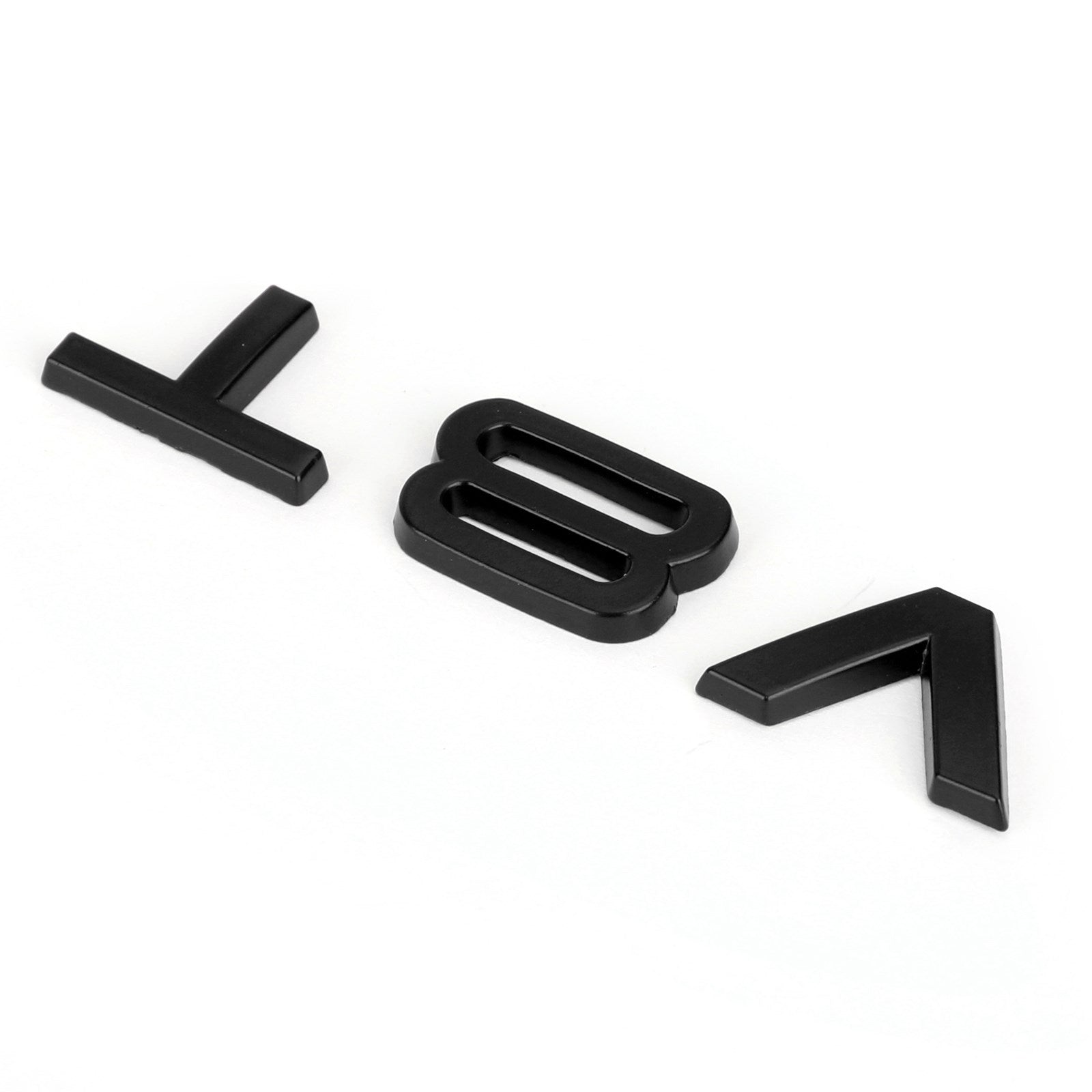 PALASER Audi A1 A3 A4 A5 A6 A7 Q3 Q5 Q7 S6 S7 S8 S4 SQ5 Black V8T Emblem Badge Fit - Image 5