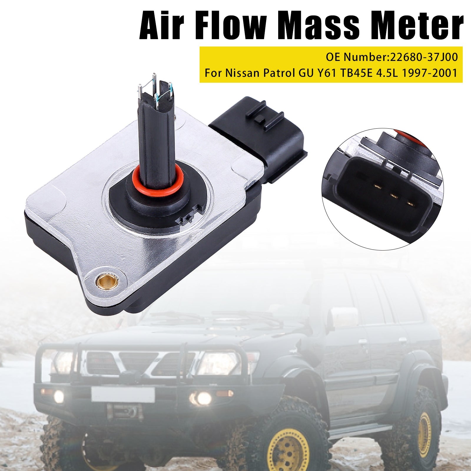 PALASER Air Flow Mass Meter 22680-37J00 For Nissan Patrol Gu Y61 TB45E 4.5L 1997-2001