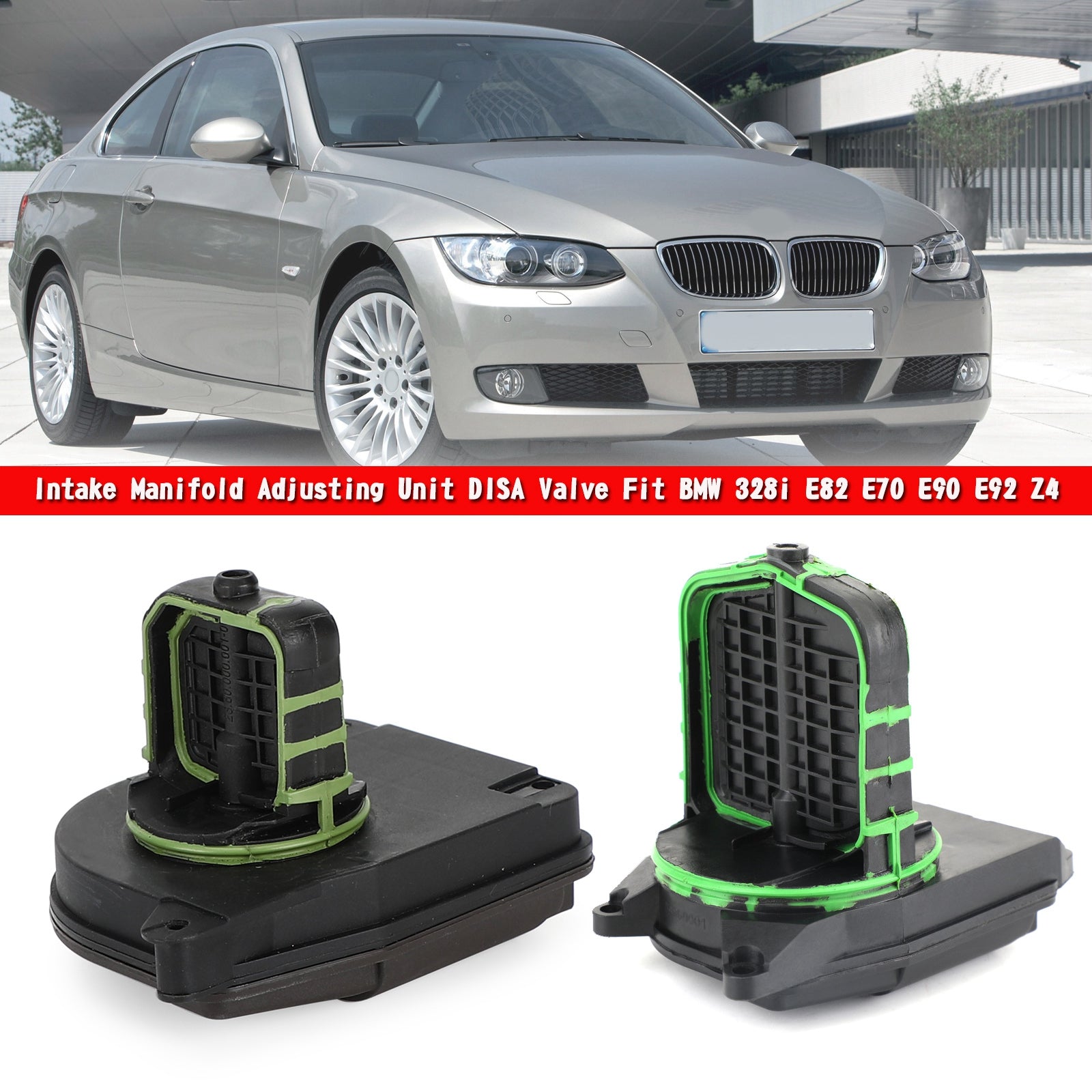 PALASER BMW 328i E82 E70 E90 E92 Z4 Pair Intake Manifold Adjusting Unit Disa Valve - Image 2