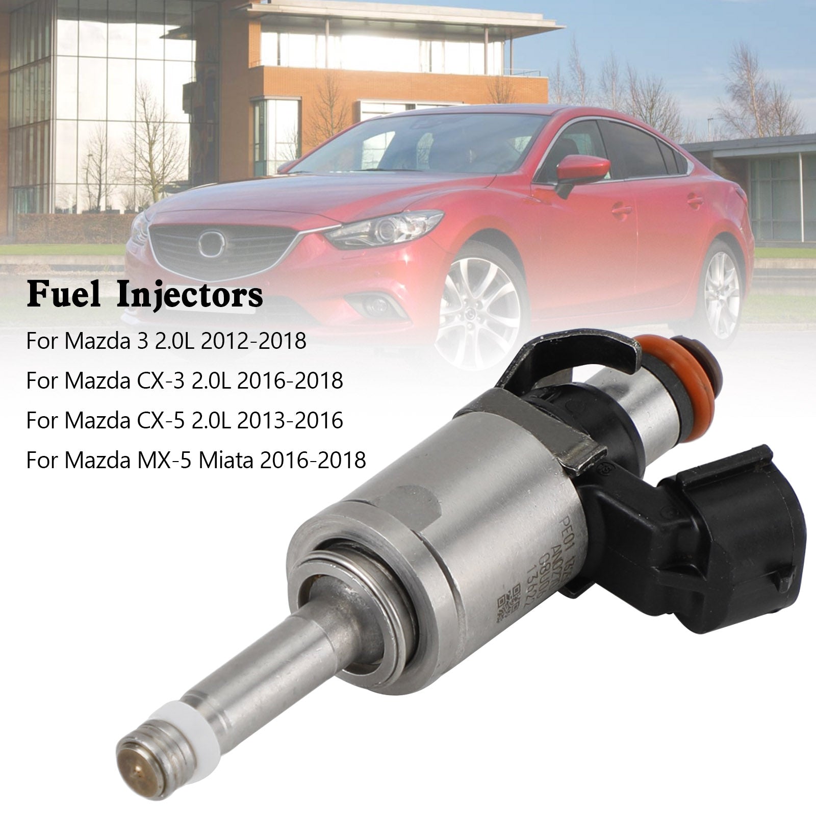 PALASER 2012-2018 Mazda 3 2.0L Fuel Injector PE01-13-250C PE01-13-250B - Image 7