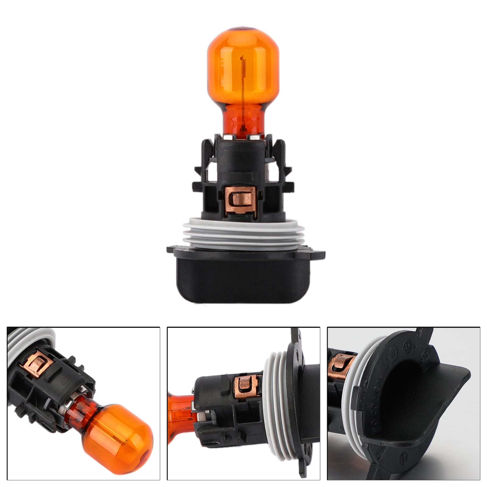 PALASER For Philips With Socket PWY24W 12174NA 12V24W Lamp Amber Bulb Turn Singal Light - Image 9