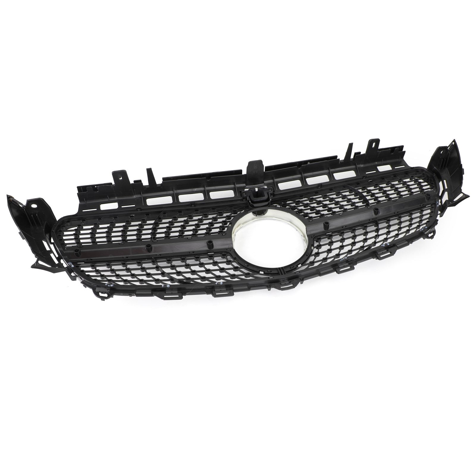 PALASER 2017-2019 Benz W213 E200 E250 E300 Diamond Silver Border Front Grille Grill - Image 4