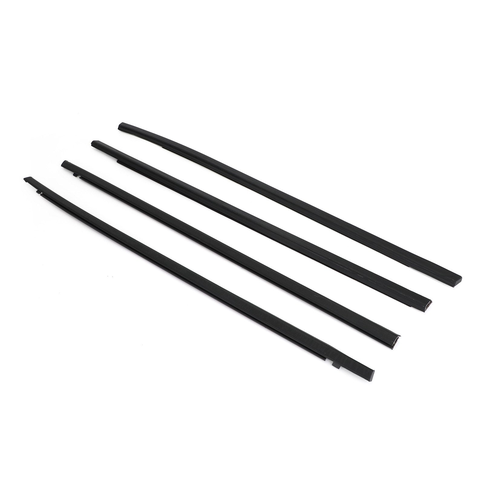 PALASER Honda Civic 2016-2021 4PCS Weatherstrip Window Moulding Trim Seal Belt - Image 12