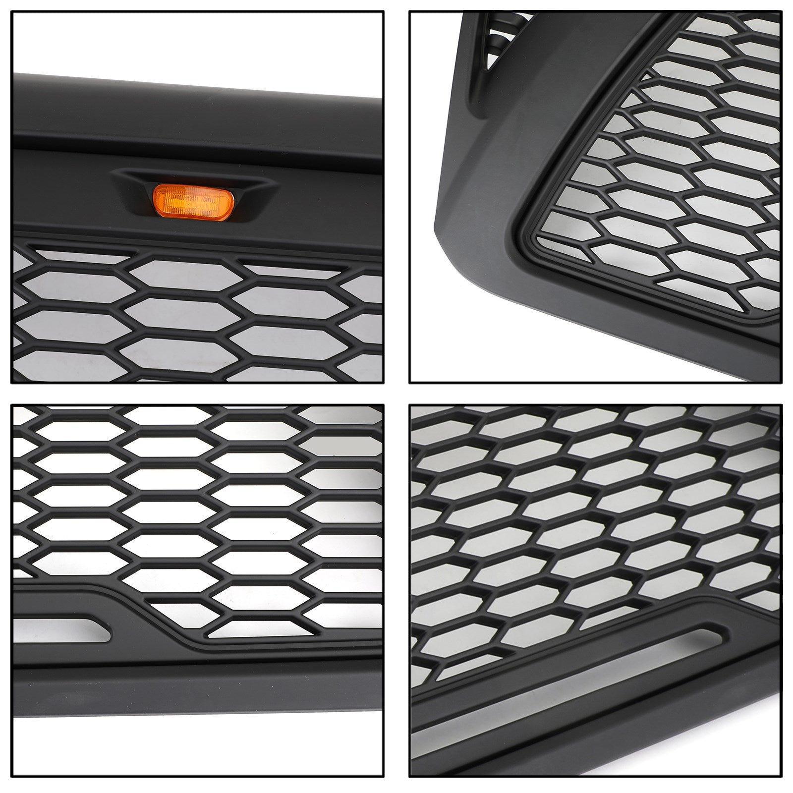 PALASER Front Grille Bumper Hood Mesh Grill Fit Toyota Tacoma 2005-2011 With LED Lights - Image 8