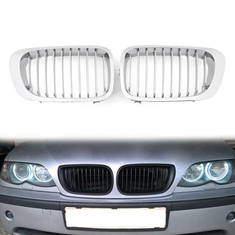 PALASER Front Fence Grill Grille For BMW E46 Coupe 2-Door 1999-2002 Pre-facelift
