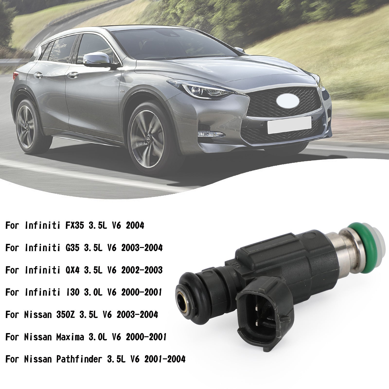 PALASER 2000-2001 Nissan Maxima 3.0L V6 1PCS/6PCS Fuel Injectors FBJC100 FBJC-100 842-12240 84212240 - Image 4