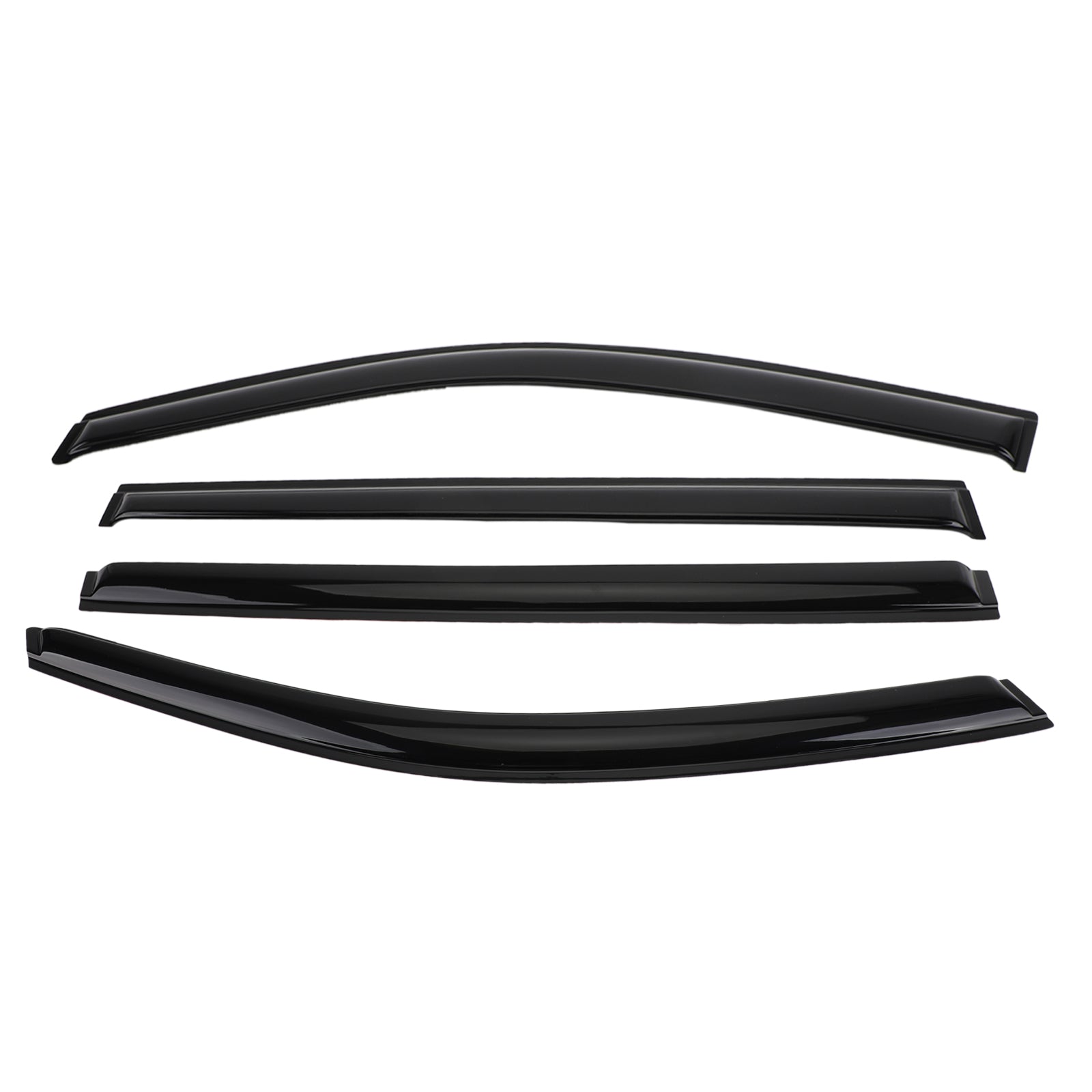 PALASER Car Window Sun Rain Guard Visors Kit 6PCS For Toyota Highlander 2014-2019 - Image 4