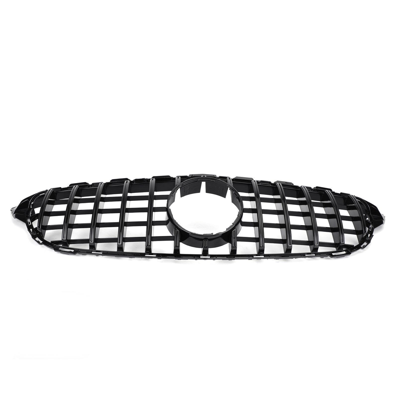 PALASER 2015-2018 Benz W205 C-class C250 C300 C43 Gtr Style Front Bumper Grill Replacement Grille - Image 3