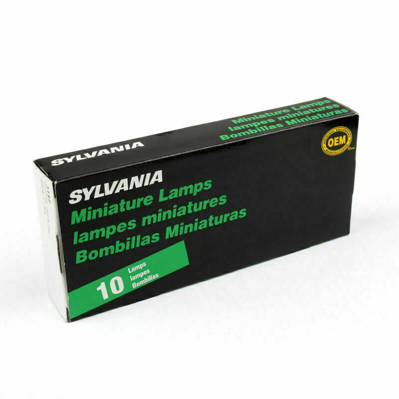 PALASER 10pcs Sylvania For Osram 2473MFX6 12V 1.2W BX8.4d Miniature Lamps Signal Bulbs - Image 2