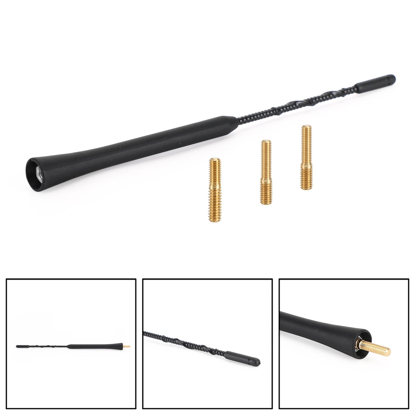 PALASER 1995-2016 Tacoma 11"Inch Black Toyota Antenna Mast Am/fm - Image 3