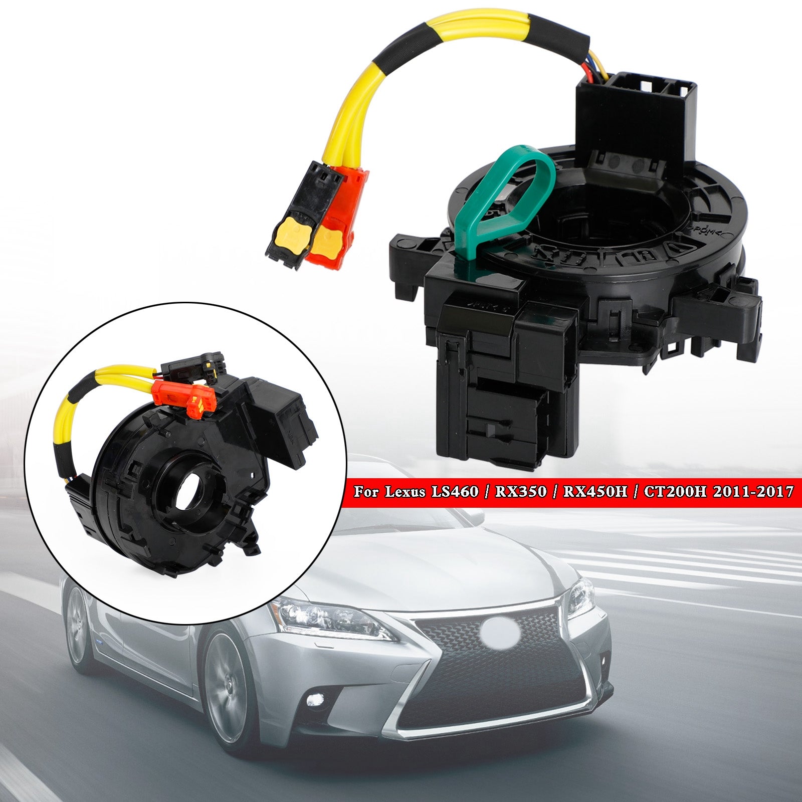 PALASER 2011-2017 Lexus LS460/ RX350/ RX450H/ CT200H Squib Spiral Cable Clock Spring 84306-50210 84307-76040 - Image 2