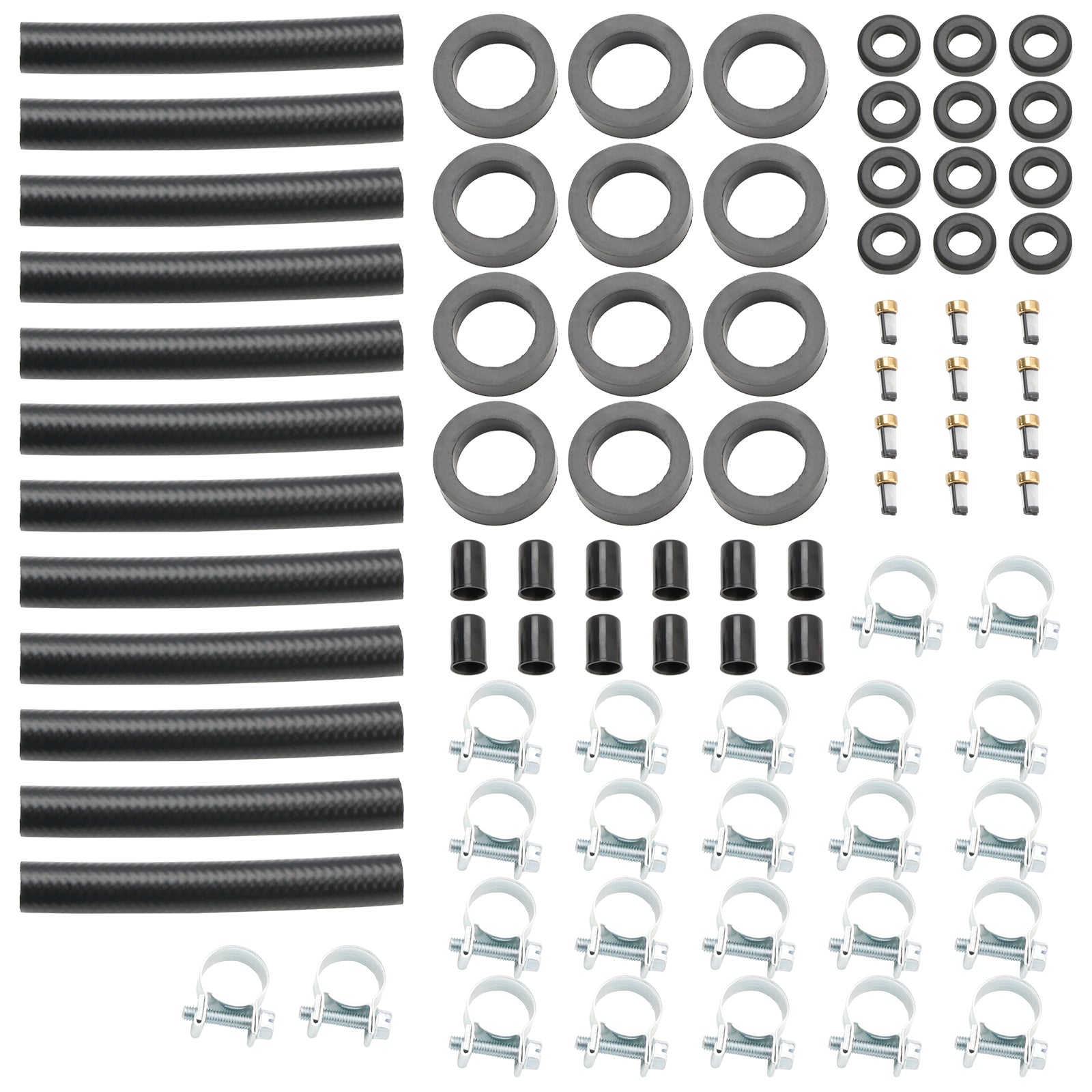 PALASER 1970-1991 Volkswagen Transporter Vanagon 12Pcs Fuel Injector Repair Kit - Image 15