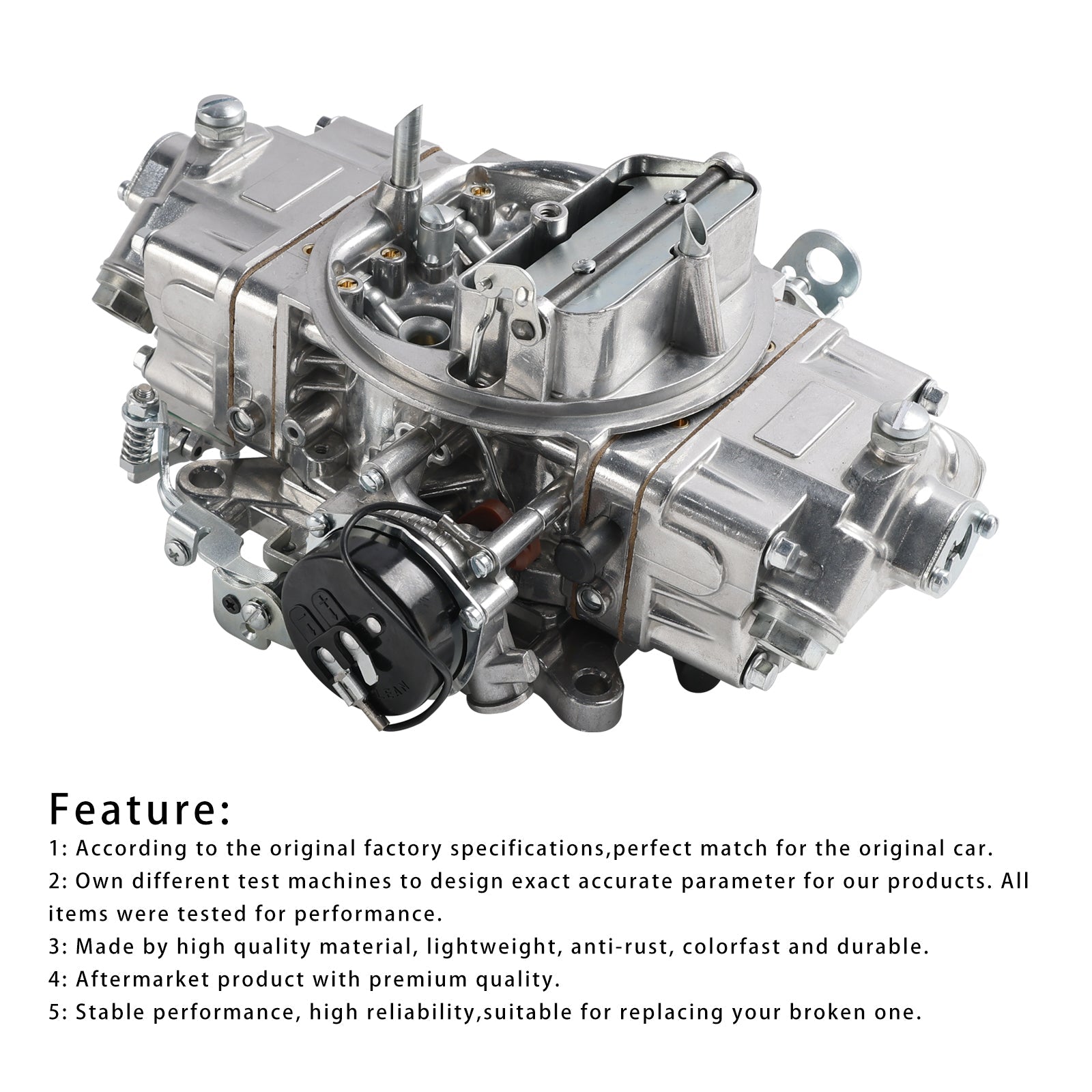PALASER 4 Barrel 650 Cfm Brawler Double-pumper Carburetor Electric Choke BR-67255 - Image 11