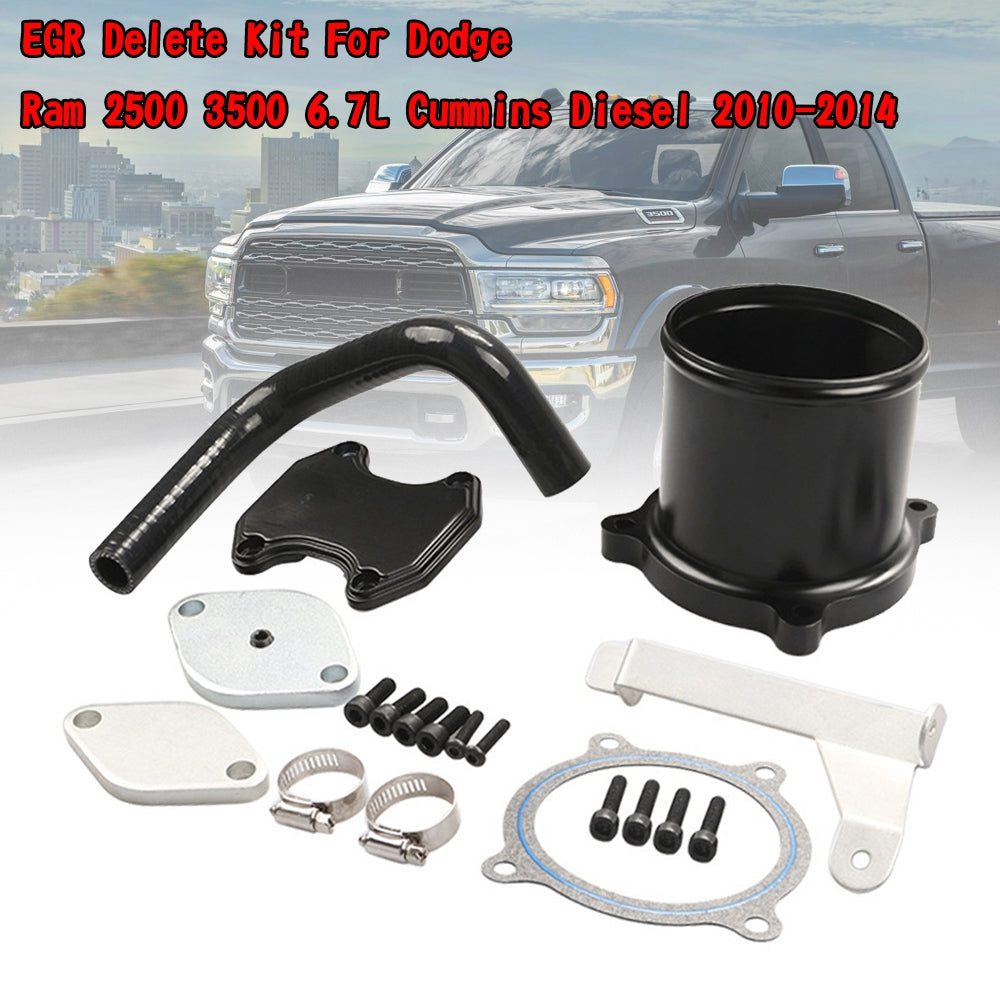PALASER 2010-2014 Ram 2500 3500 6.7L Cummins Diesel Dodge EGR Delete Kit With Throttle Valve - Image 6