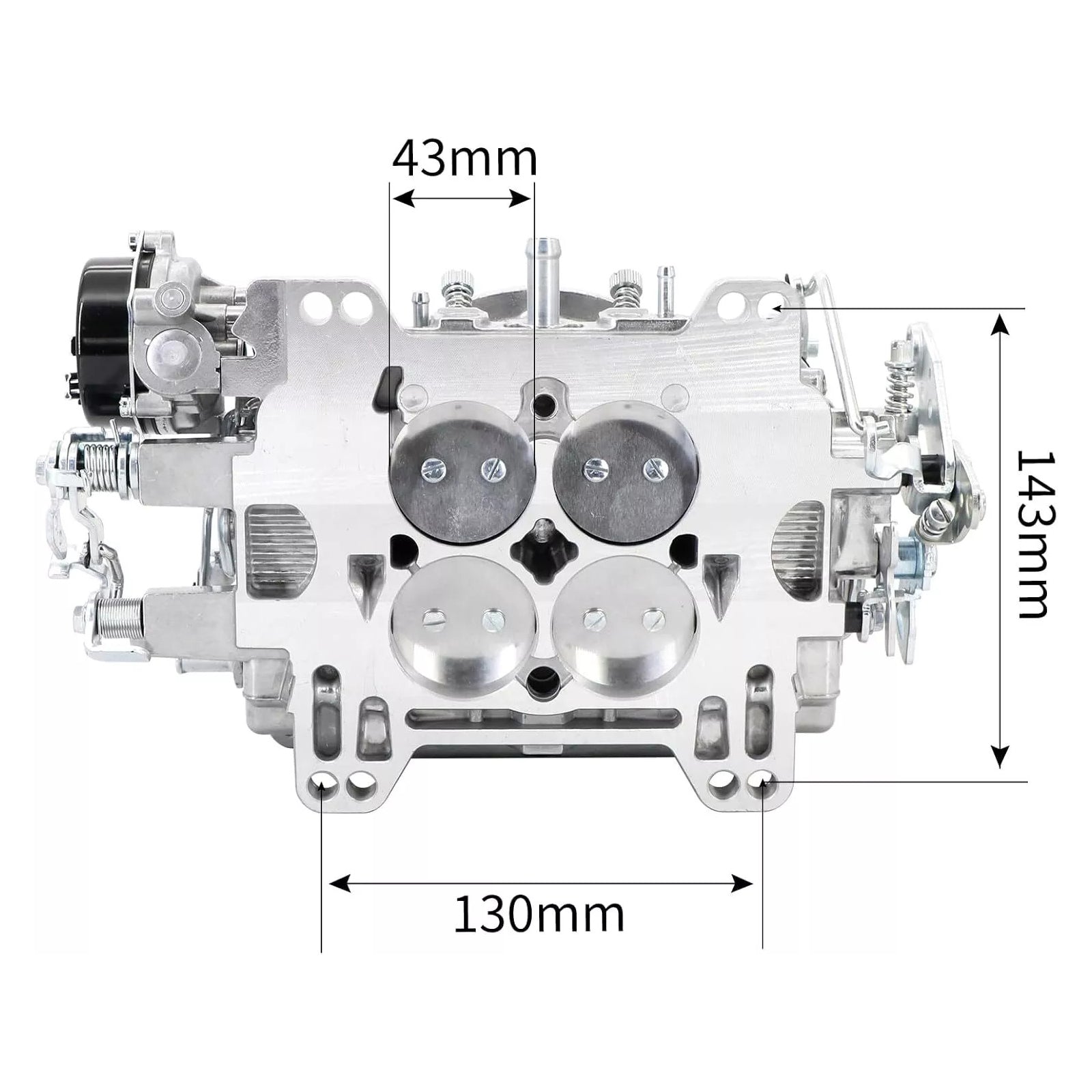 PALASER 4 Barrel Carburetor For Edelbrock 1411 Performer 750 Cfm Electric Choke - Image 2