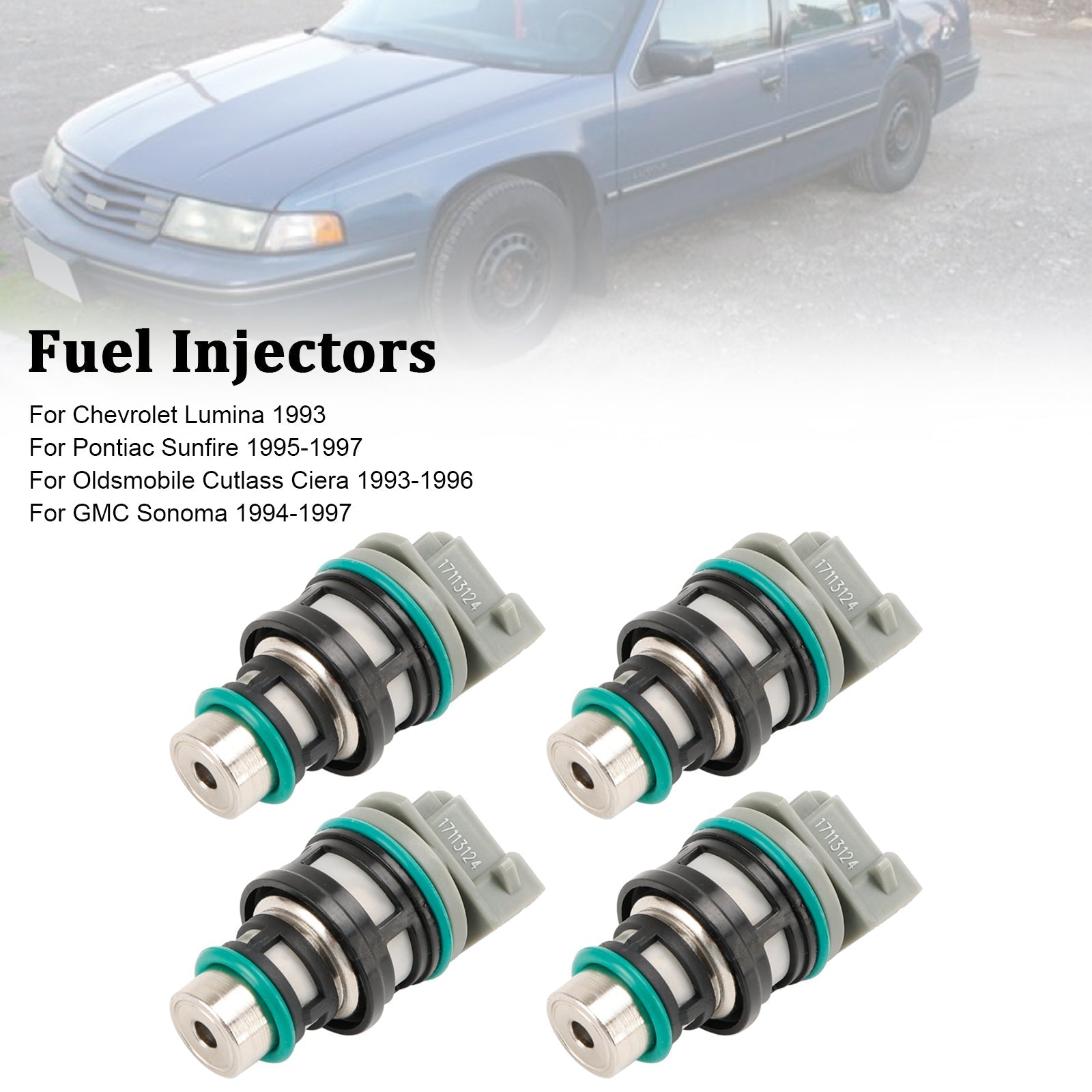 PALASER 1992-1997 Chevrolet Cavalier 4PCS Fuel Injectors 17113124 17113197 - Image 6