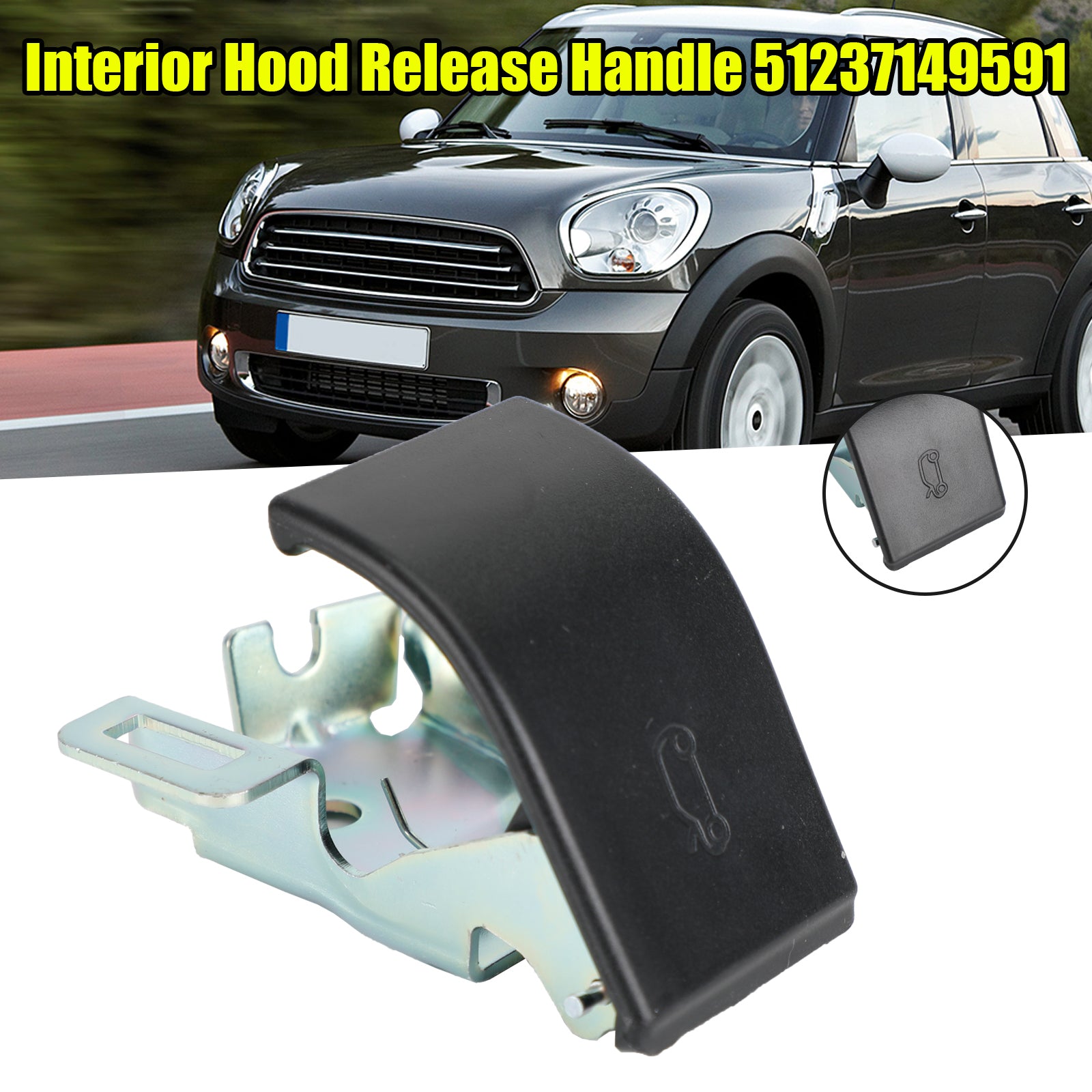 PALASER Hood Release Handle Lever 51237149591 For BMW Mini Cooper Countryman Paceman - Image 5